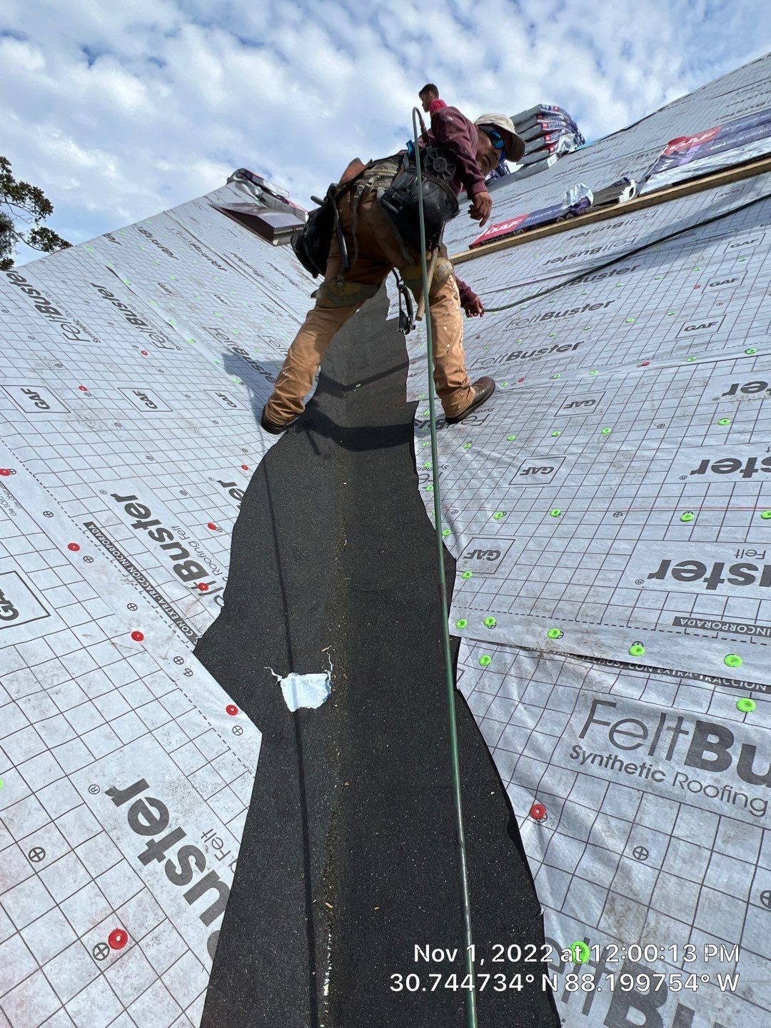 Residential Roofing Installation using Roof Replacement by American Roofing & Construction LLC