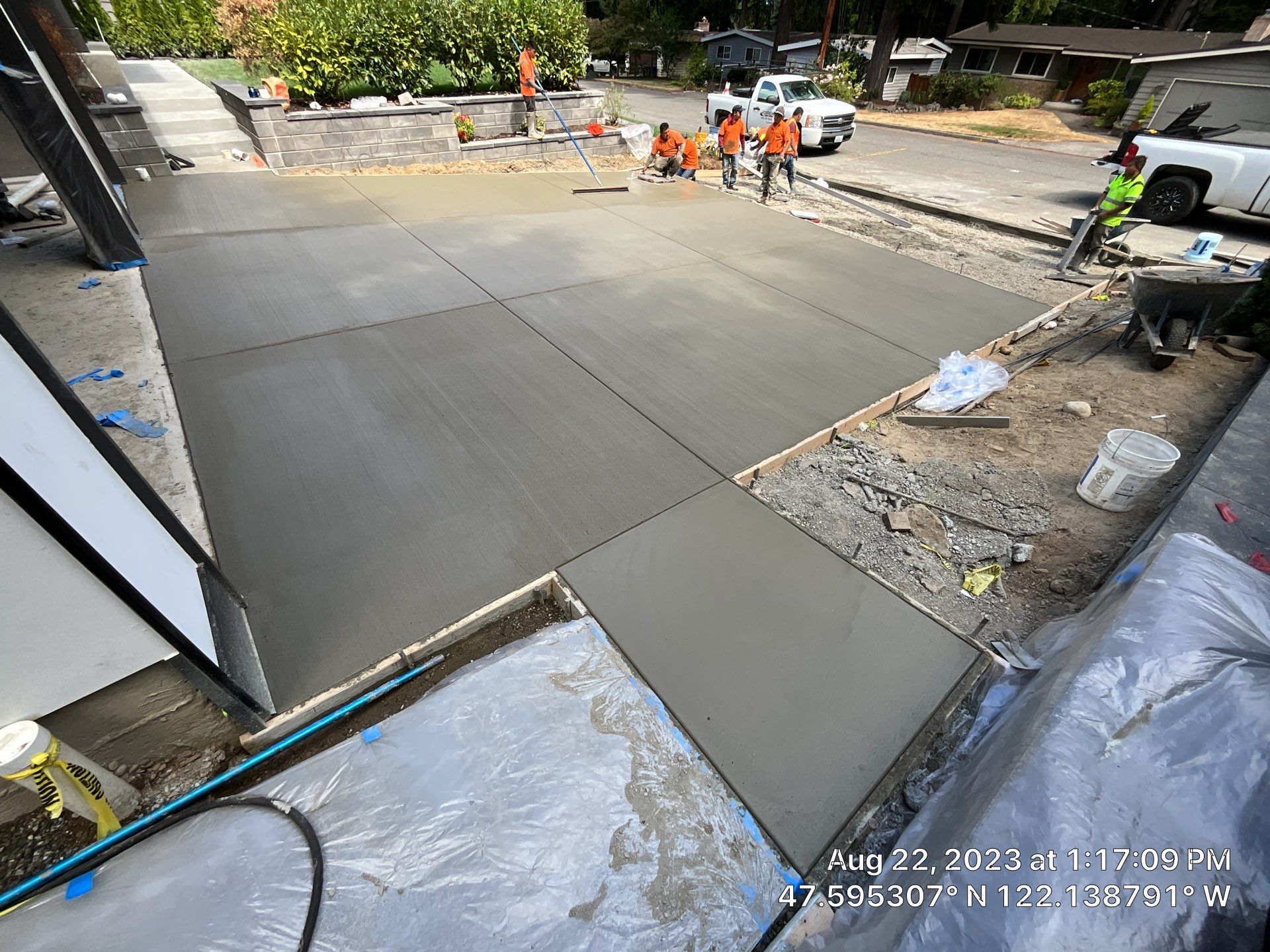 Bruce | Broom Finish Driveway, Concrete Project by Jireh Asphalt & Concrete Inc 