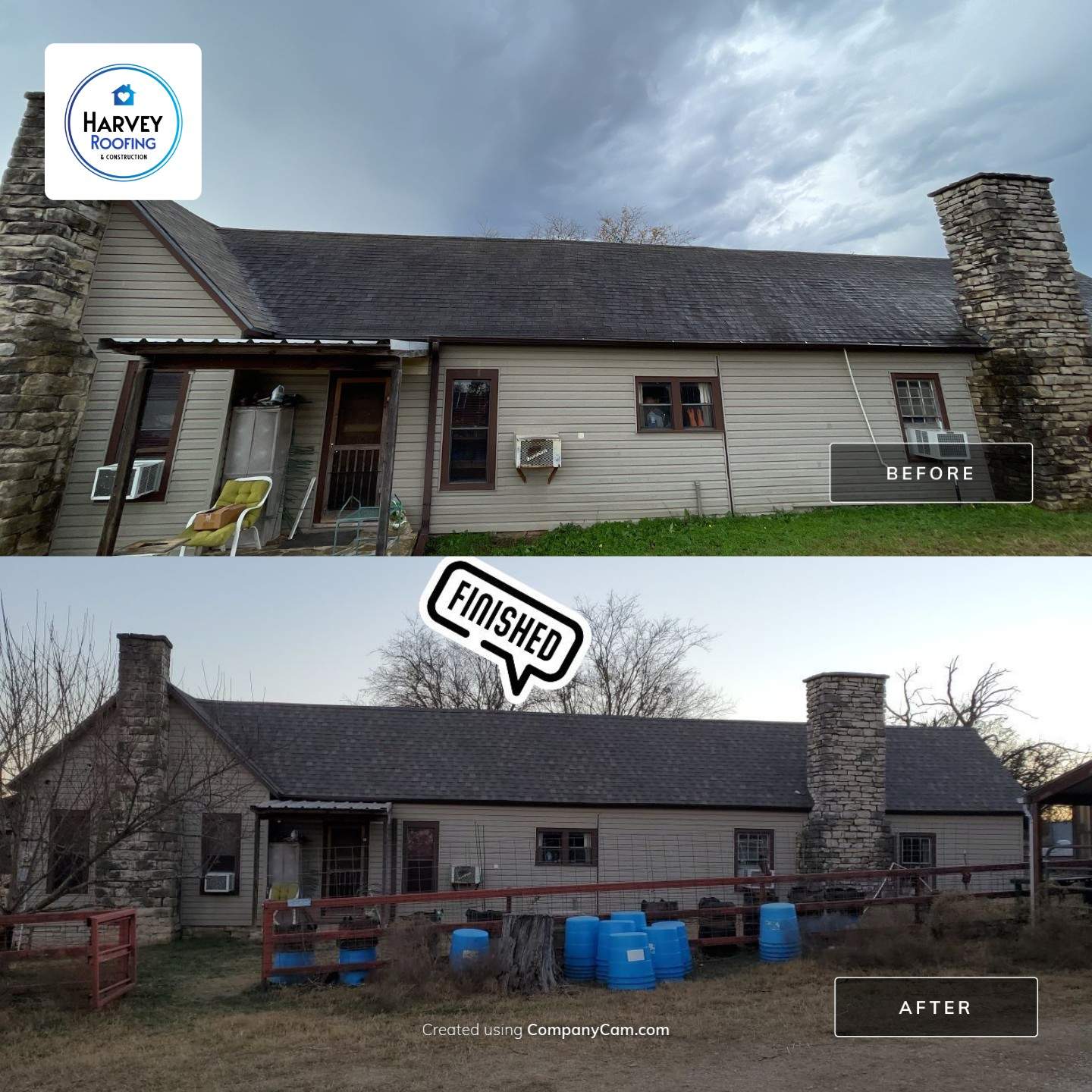 Residential Roofing Installation using ATLAS Pinnacle Pristine Shingles by Harvey Roofing & Construction