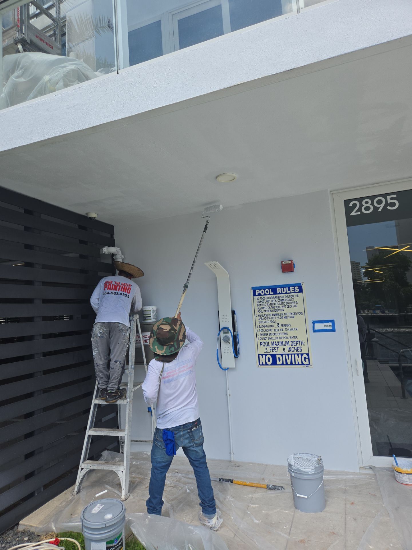 Commercial Exterior Painting by John “The Greek” Painting