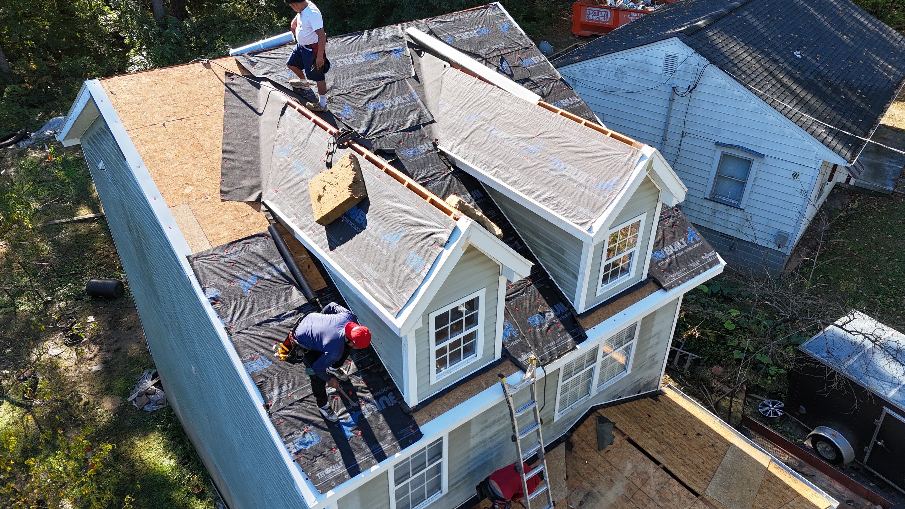Roof replacement by hail and wind  by Just Brilliant Restoration JBR