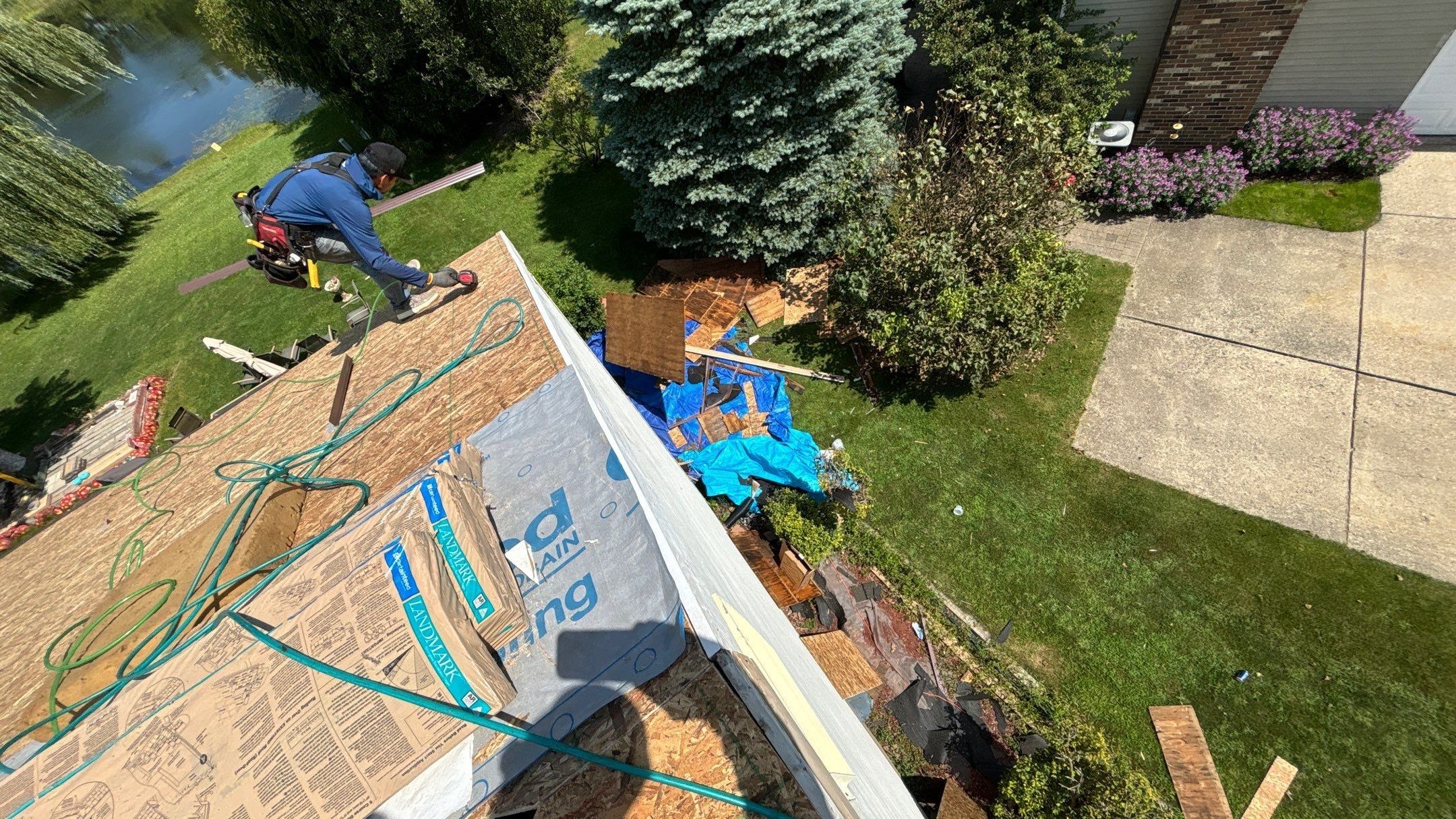 Roof Replacement using CertainTeed Landmark by 180 Contractors