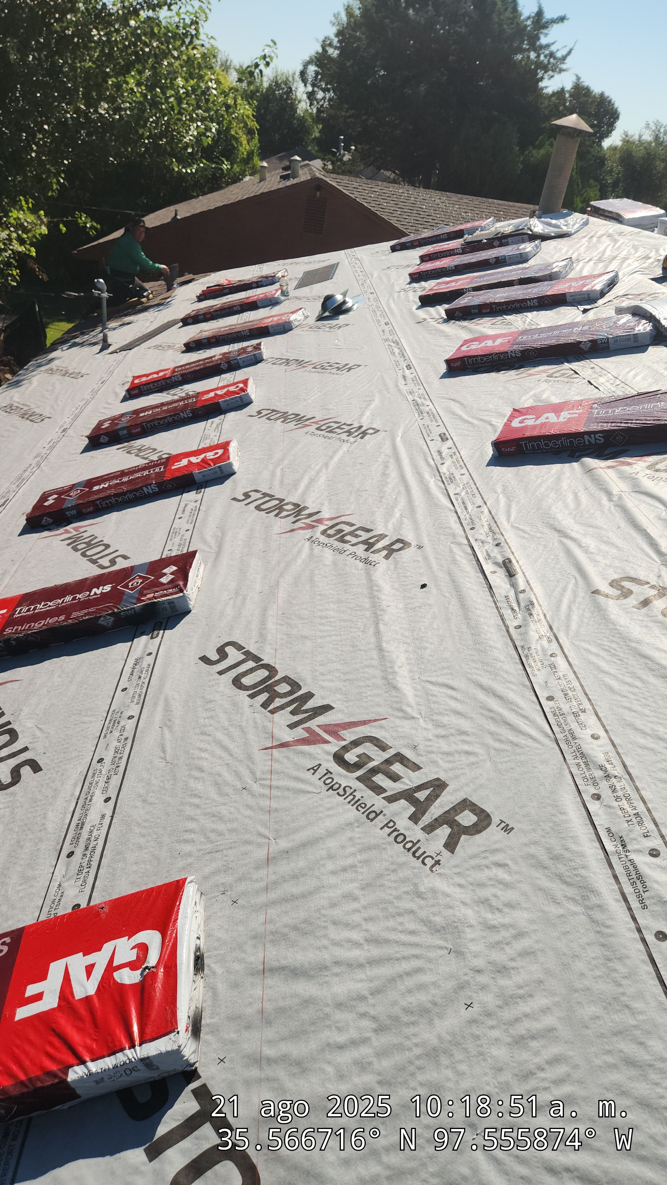 Residential Roofing Installation using GAF by Castillo Roofing