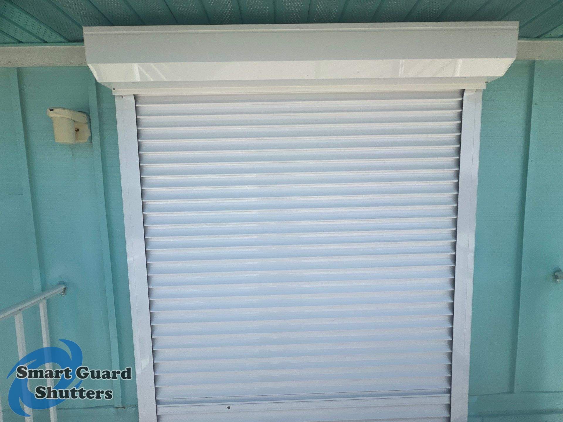 Rolling Shutters in White by Smart Guard Shutters
