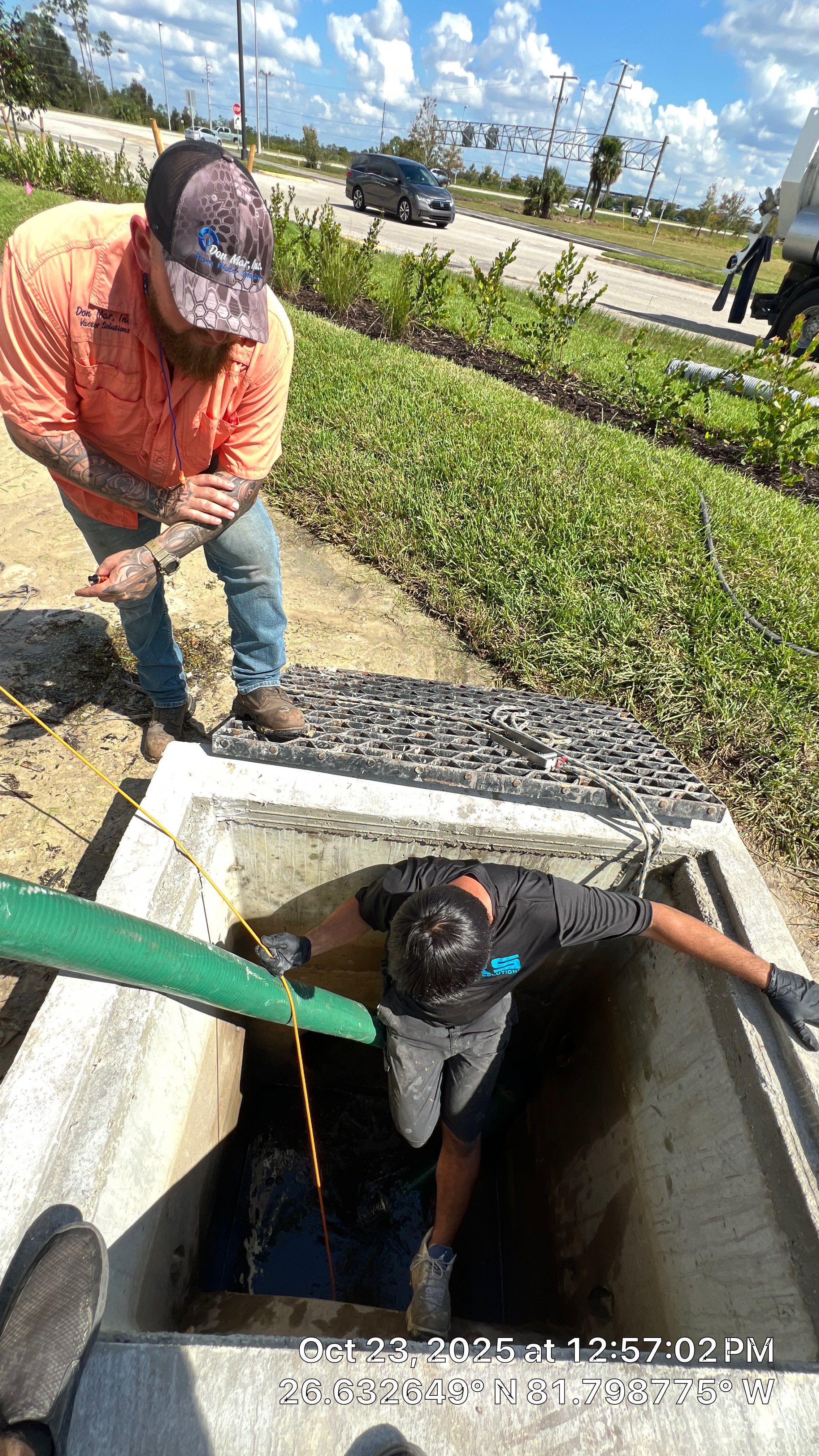 Coffee Rush Fort Myers with PRS by Don Mar, Inc. Storm Water Solutions