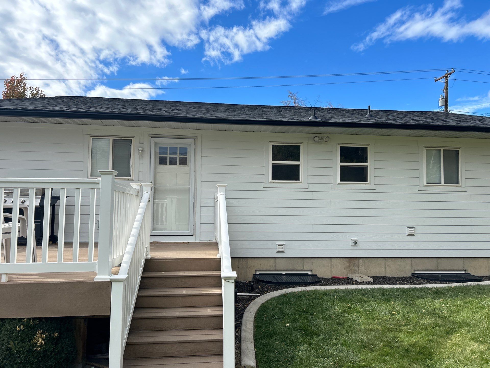 Lindon | Complete Vinyl to Hardie Conversion | Arctic White by Ideal Siding Utah
