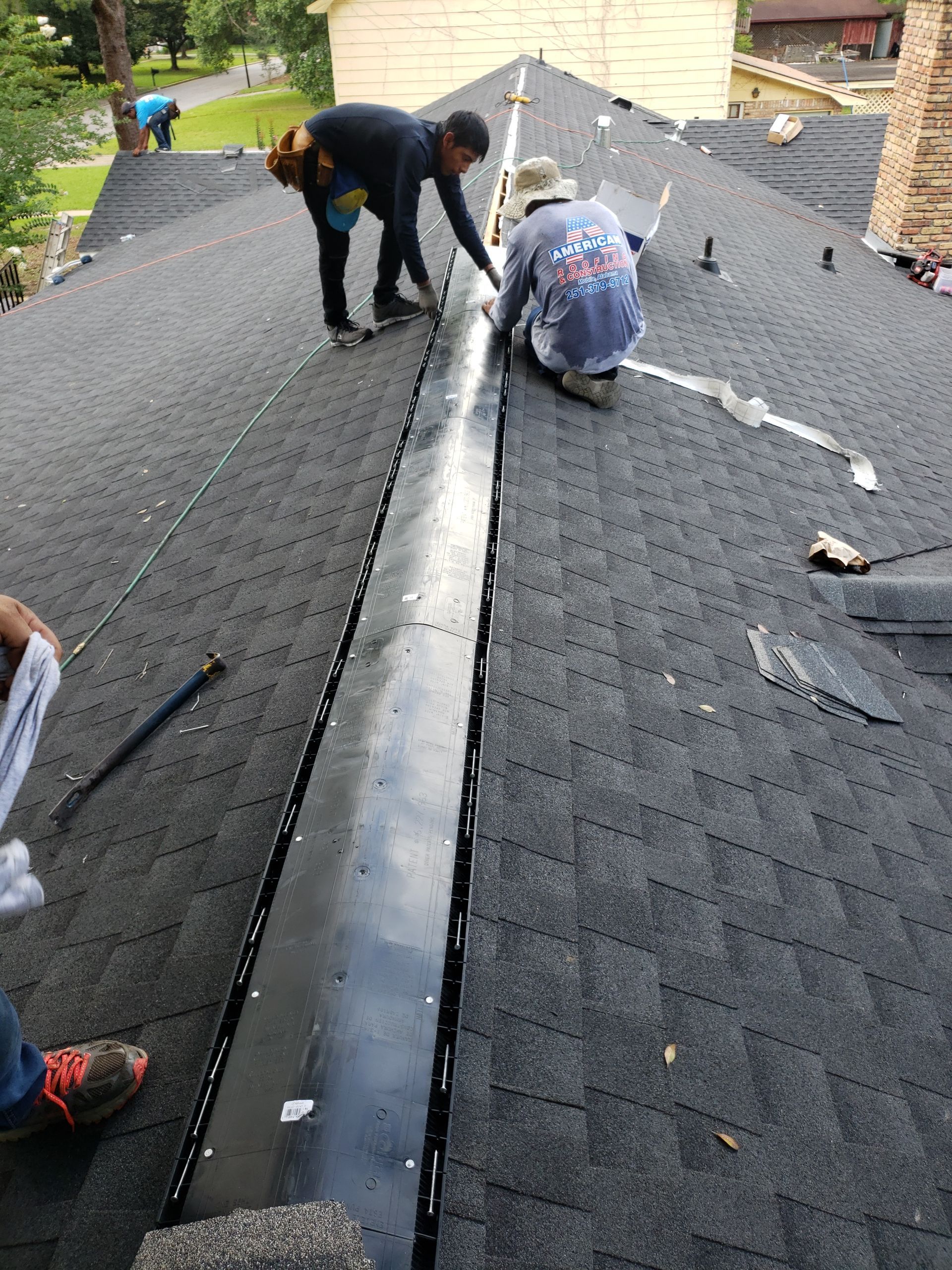 Residential Roofing Installation using Roof Replacement by American Roofing & Construction LLC