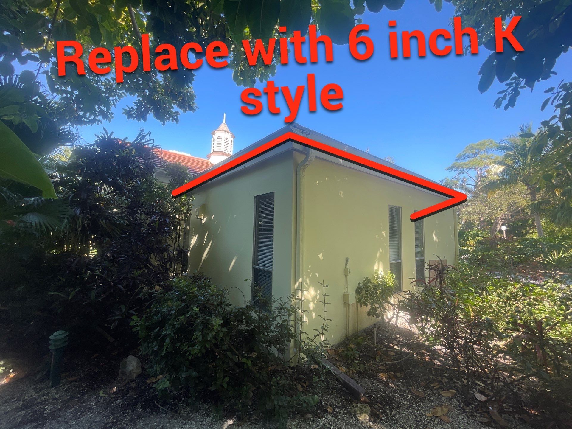 White Gutters Repair and Installation in Sarasota FL by Gutter Professors