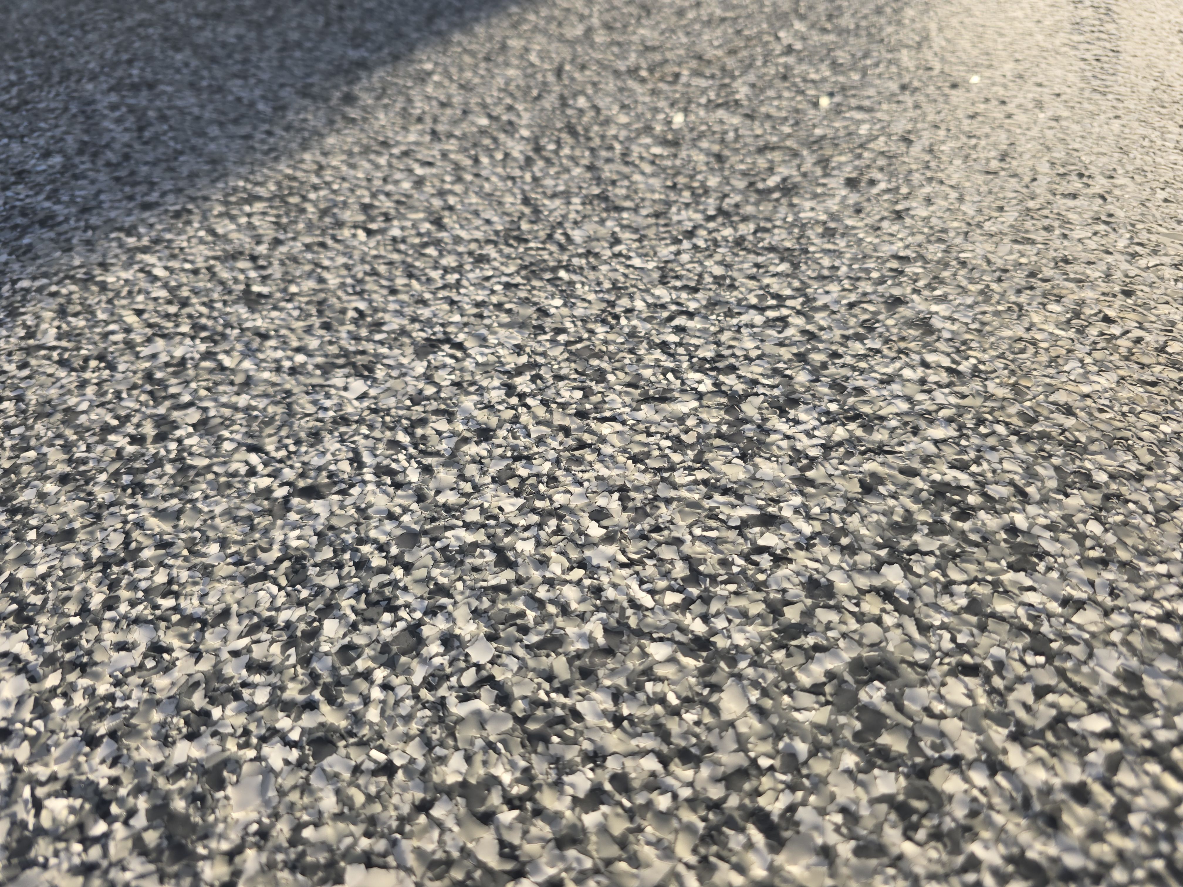 Garage using Gravel by Elite Floor Solutions