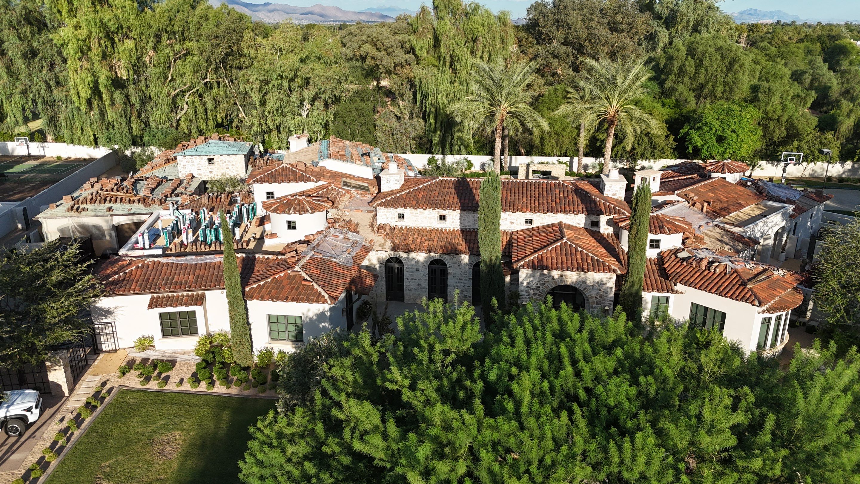 Project in Paradise Valley, AZ by Saint Roofing