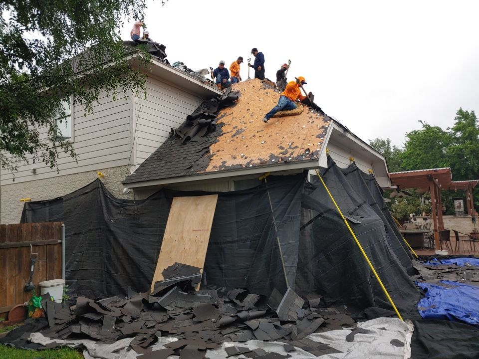 Austin Residential Roof Replacement Featuring IKO Glacier Architectural Shingles by Caliber Restoration LLC