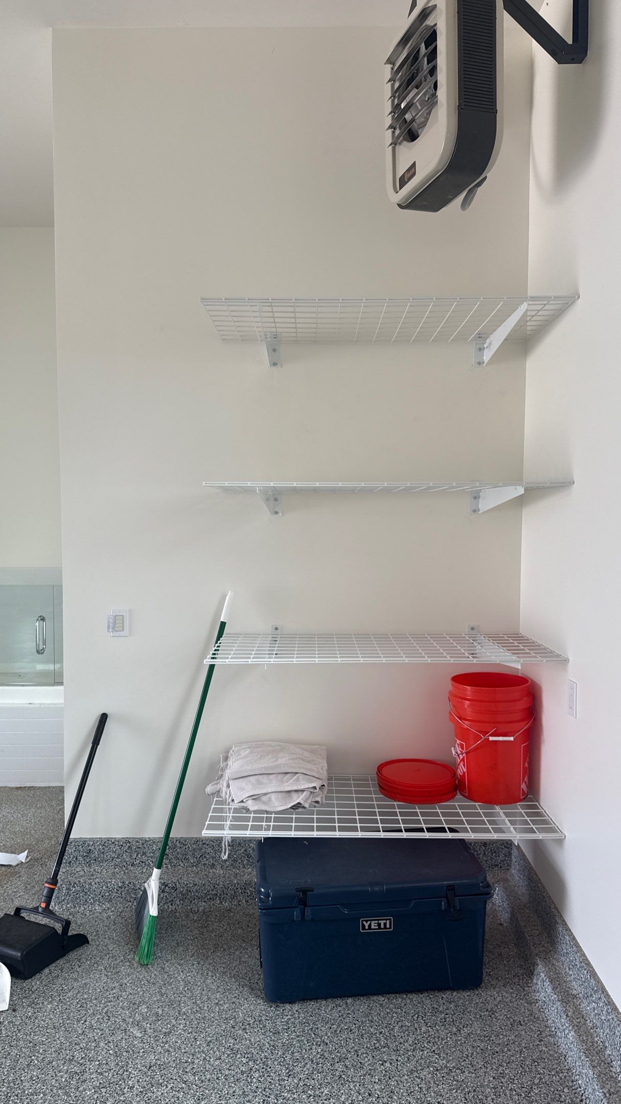 Mark Added Storage Plus A Motorized Lift  by Banner Garage