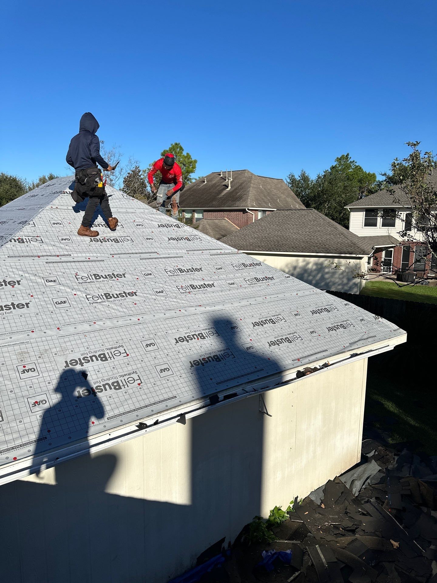 Project in Pearland by Motion Roofing
