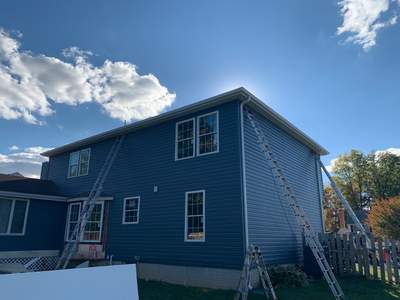 Gutter Installation using 5" Seamless Gutters