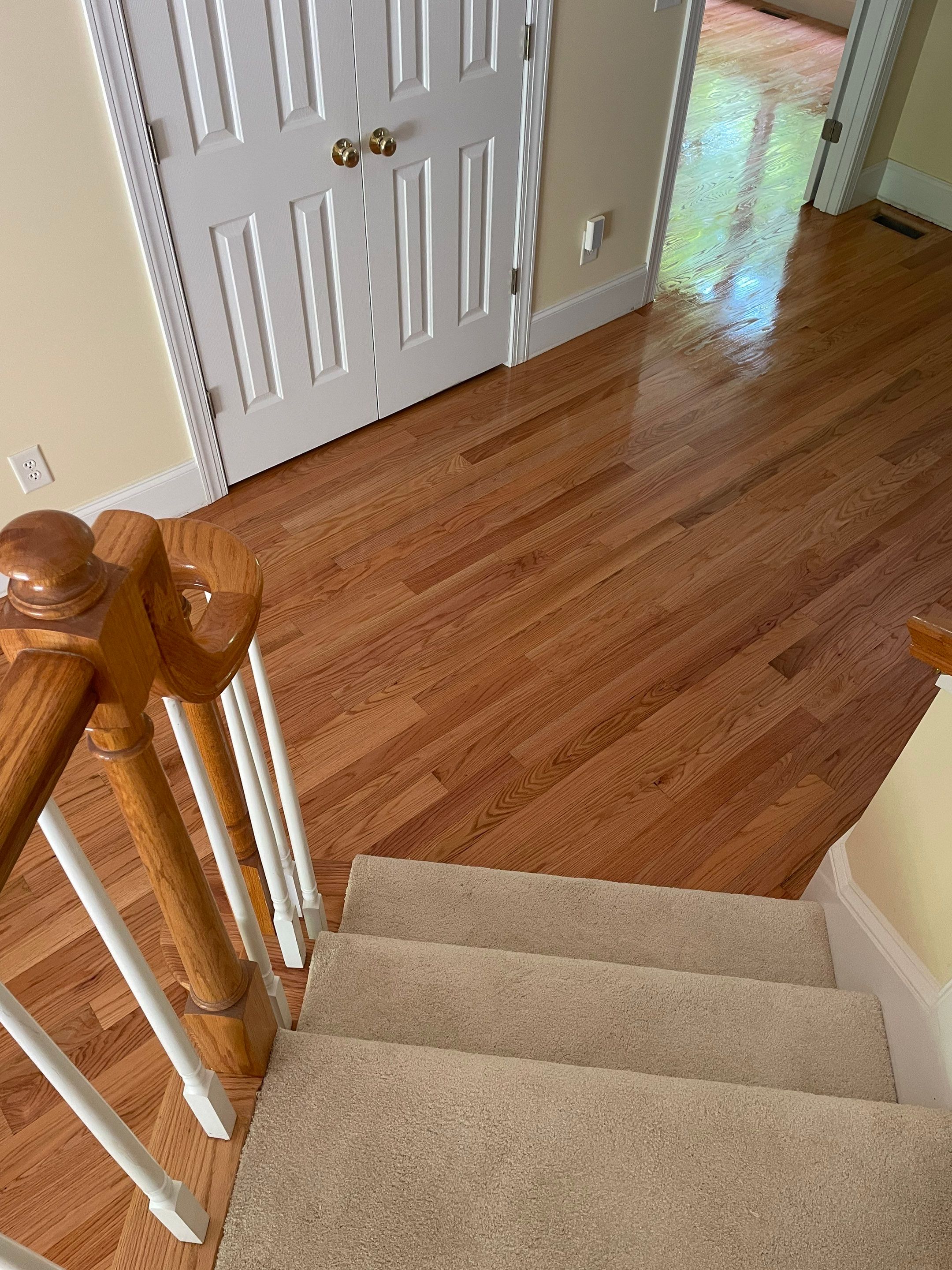 Added flooring, refinished all the floors by Accent Custom Floors