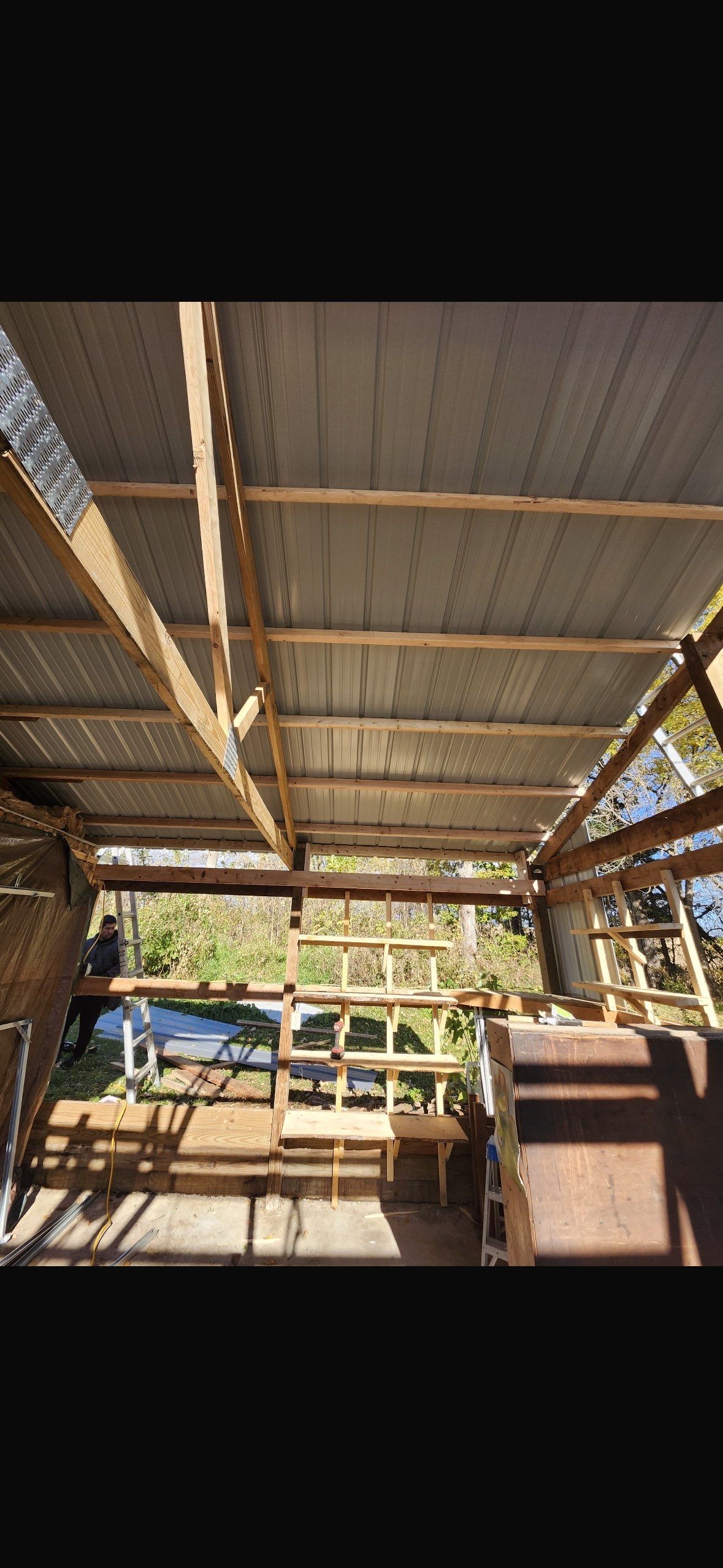 Shed Repair Stockholm WI by Reasonable Contracting LLC