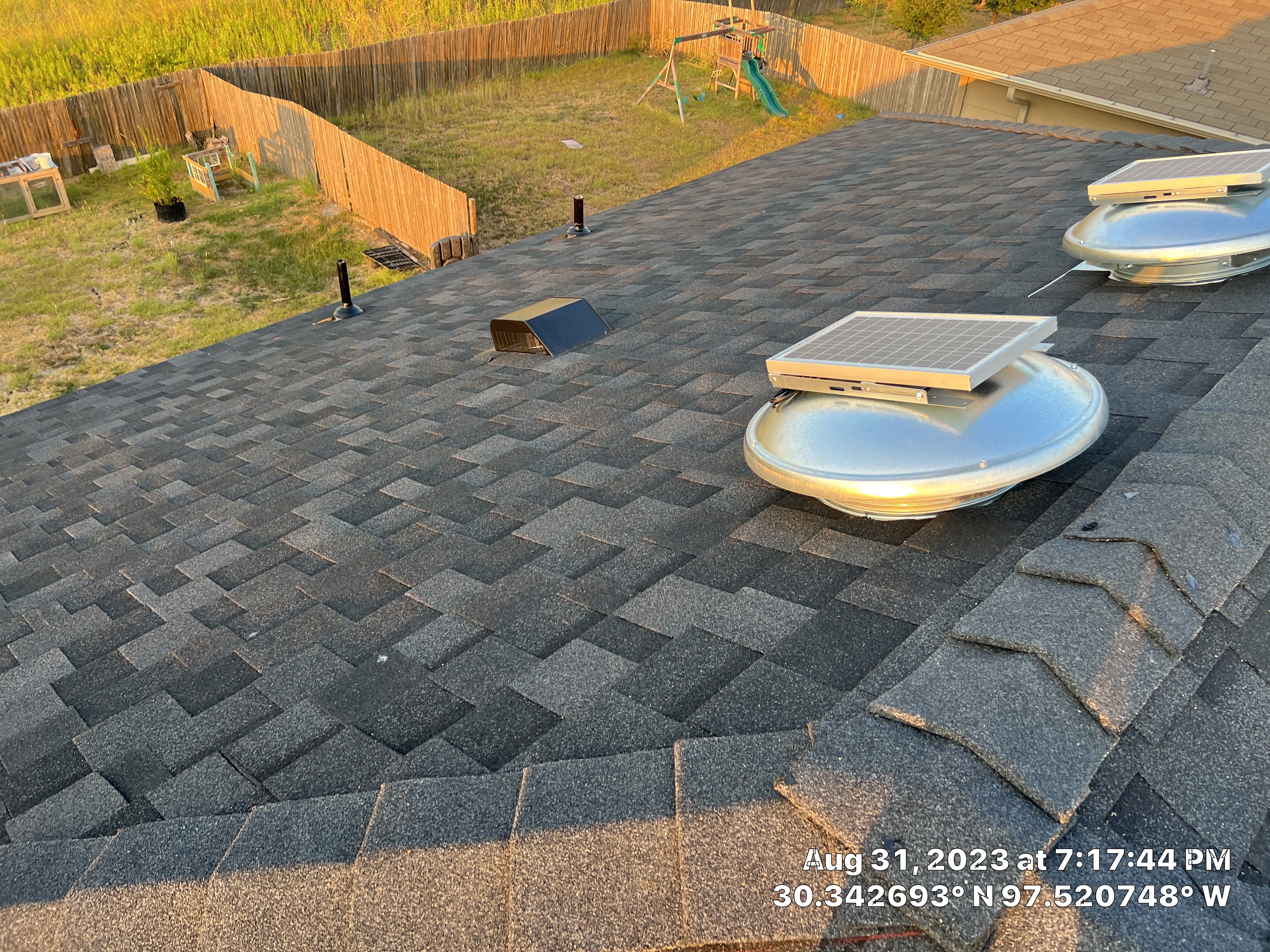 Manor Exterior Restoration Including Fence Reset and Roofing Repair by Caliber Restoration LLC
