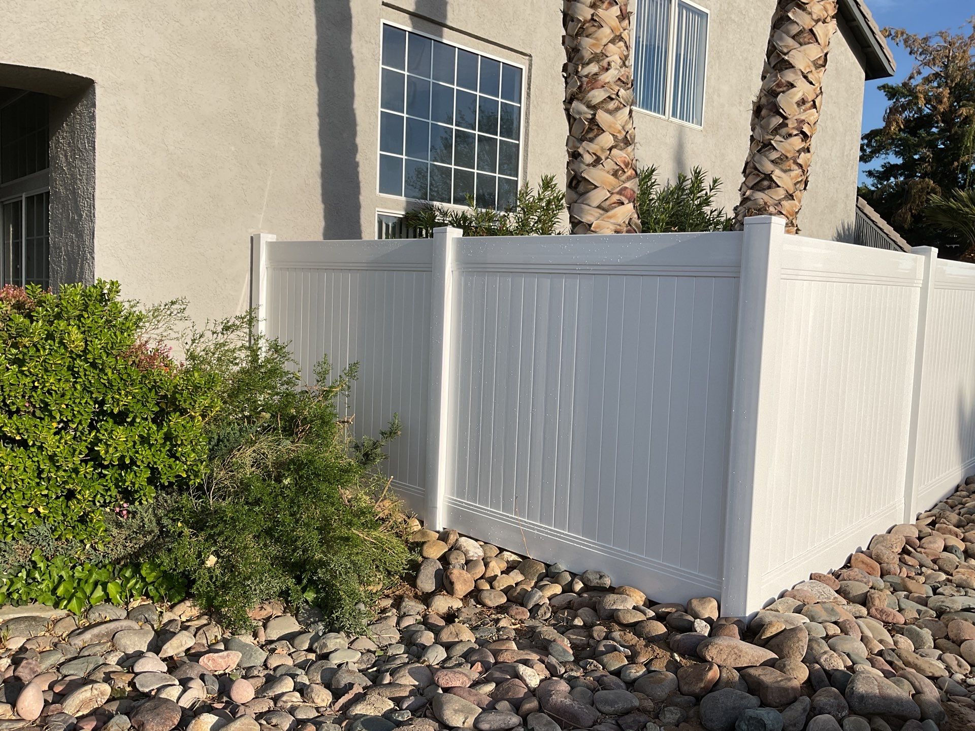 Fence Installation using Vinyl by Fence Guys Inc.