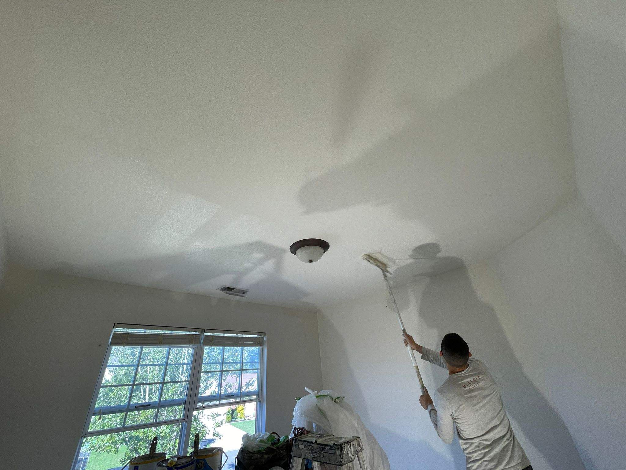 Roof replacement and interior repair by hail damage by Just Brilliant Restoration JBR