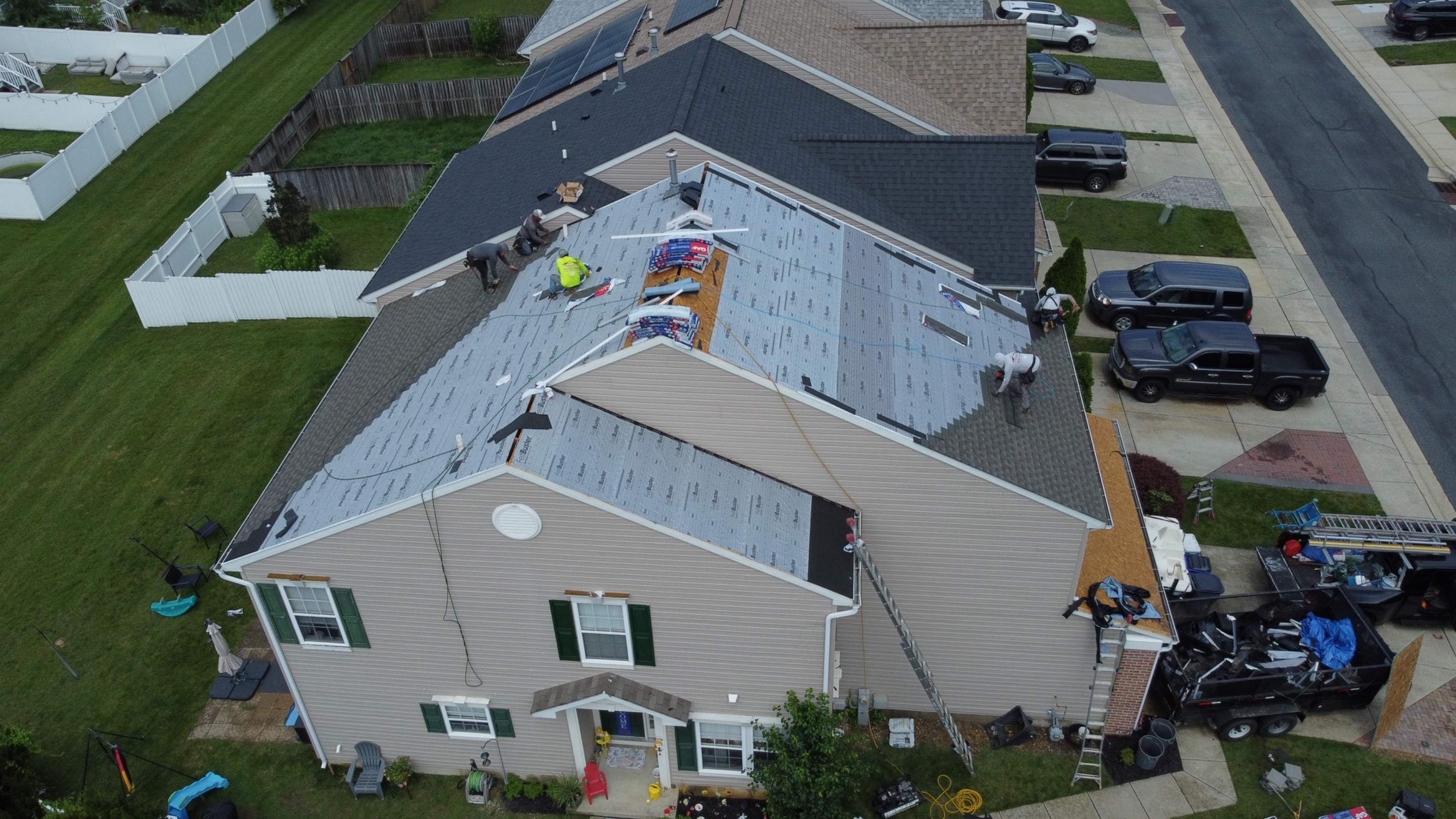 Residential Roofing Installation using GAF Timberline HDZ by Matter Roofing & Construction