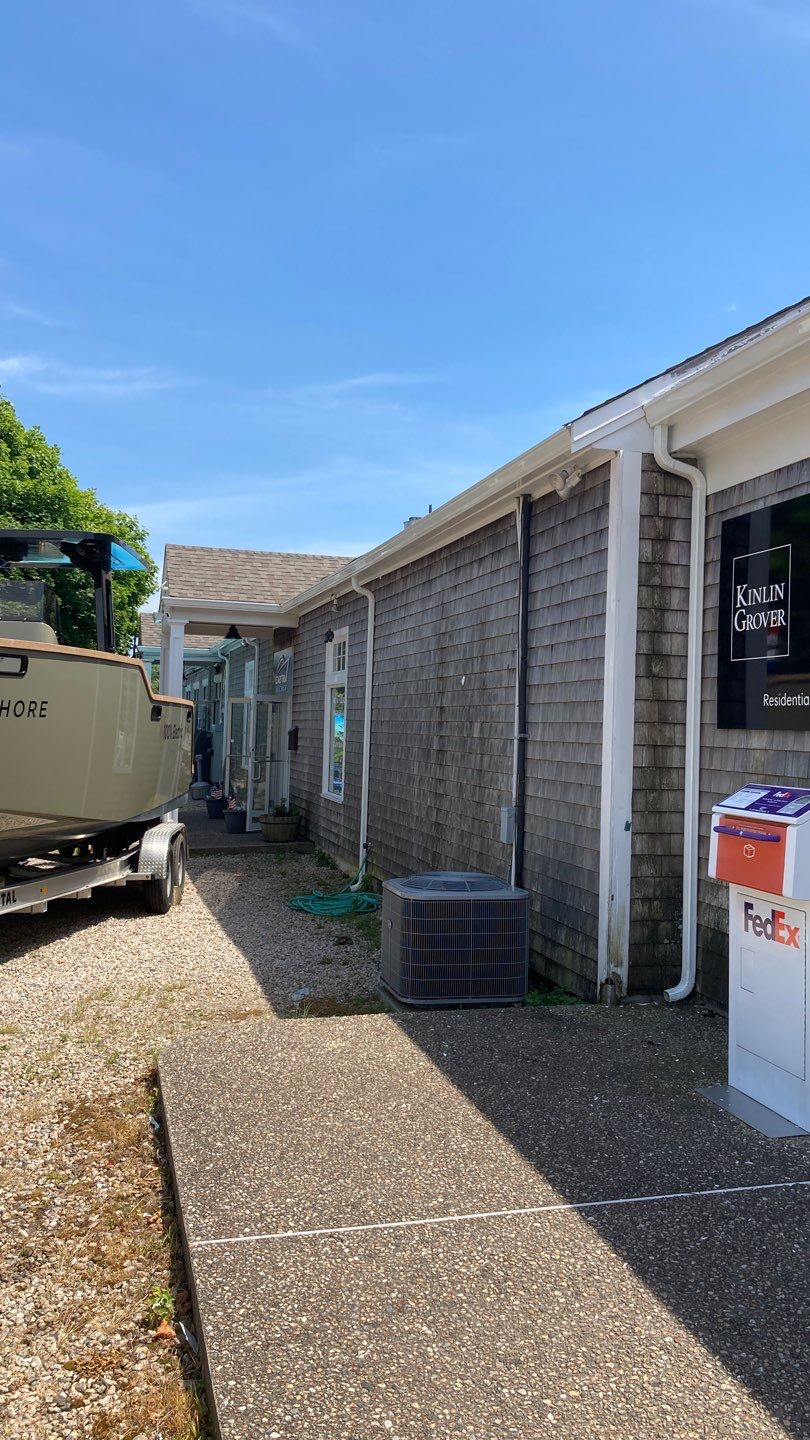 Falmouth, MA Gutter Installation using 6" K-Style Aluminum Gutter by Gutter Pro Enterprises