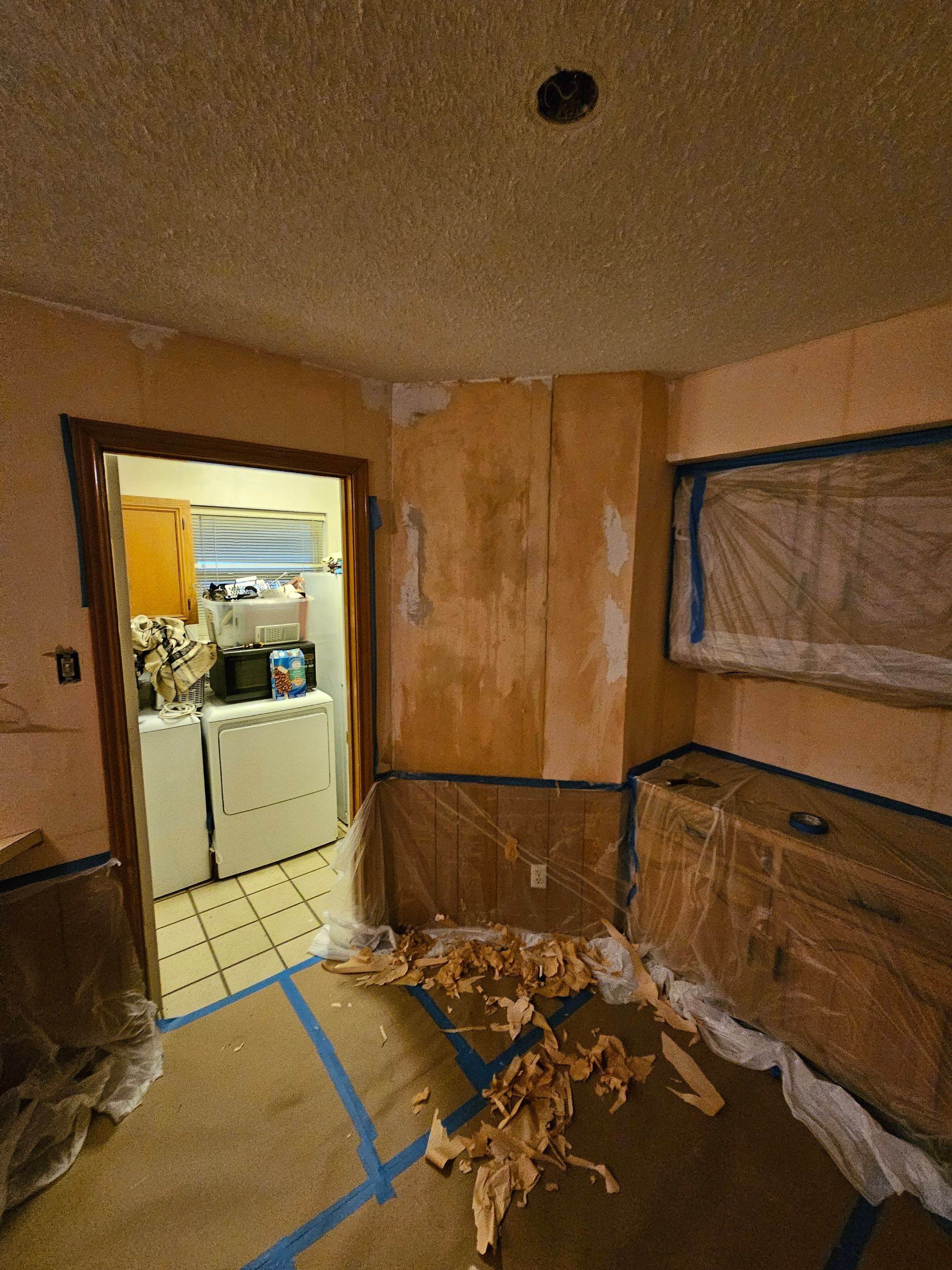 Roof replacement, popcorn removal, fence stain & paint by EL-GC LLC 