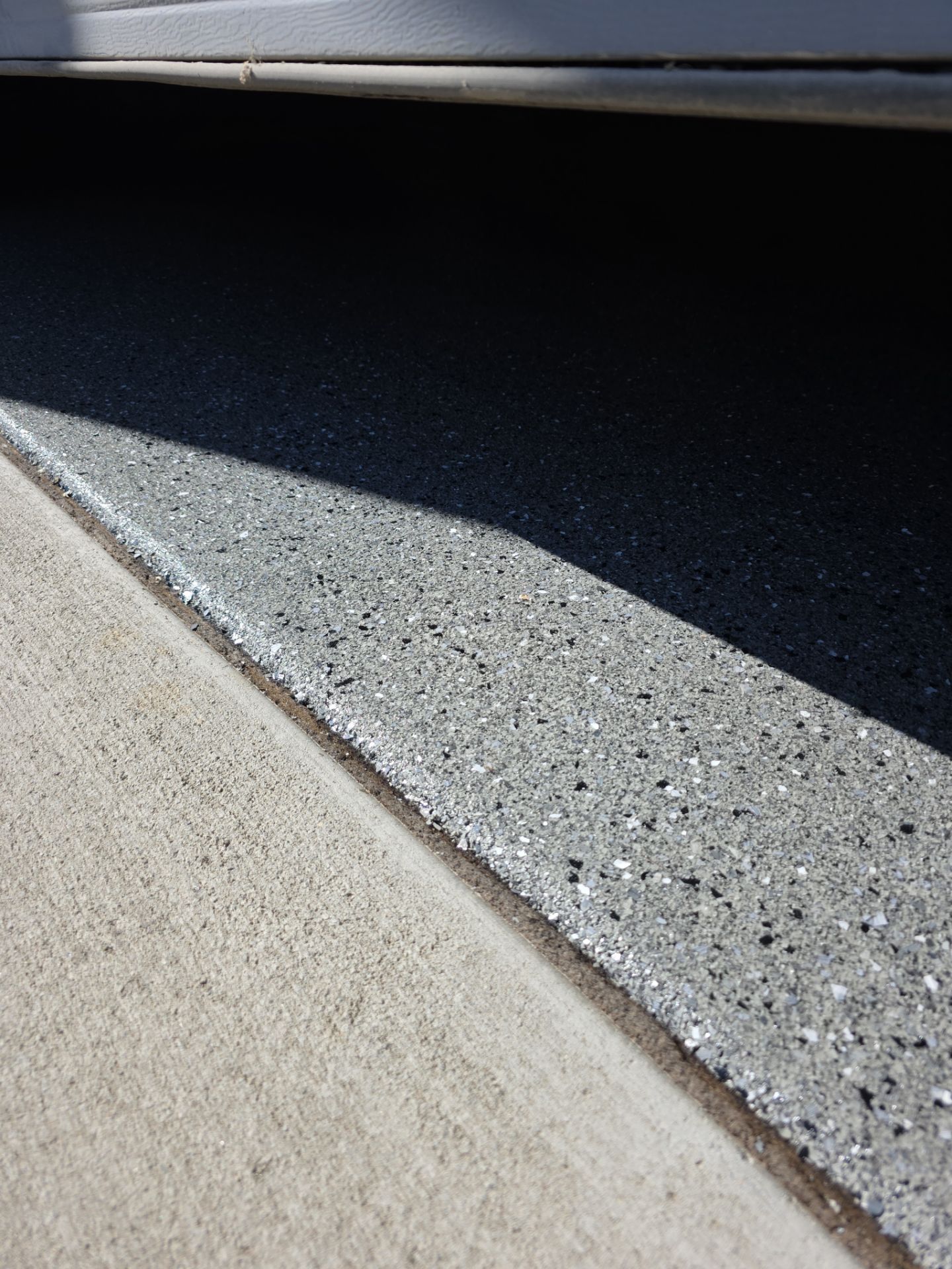 Garage Transformation using Slate Hybrid 1/16" by Croc Coatings, LLC