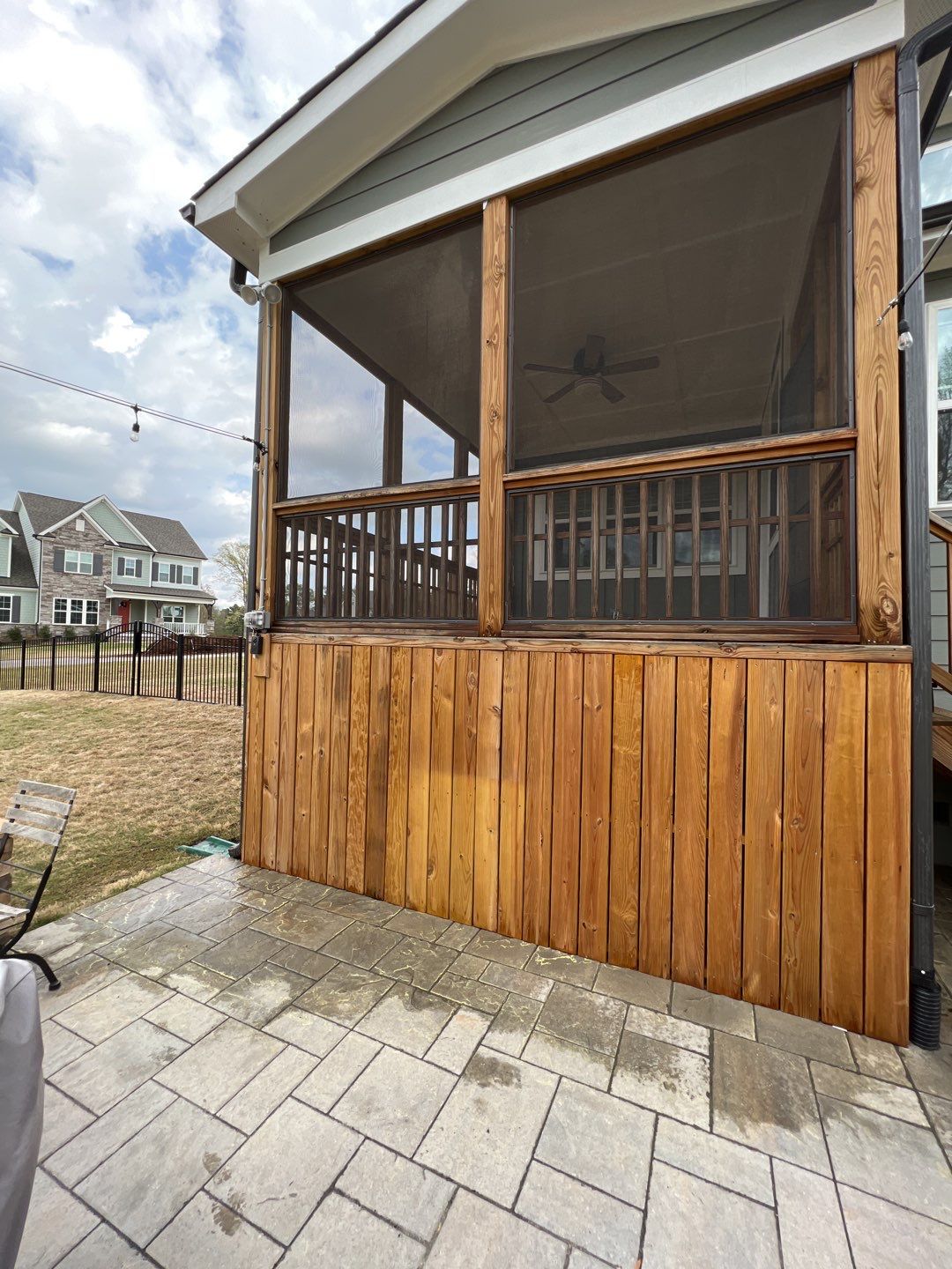 Screened Porch using Wood Sealant by DuraSeal