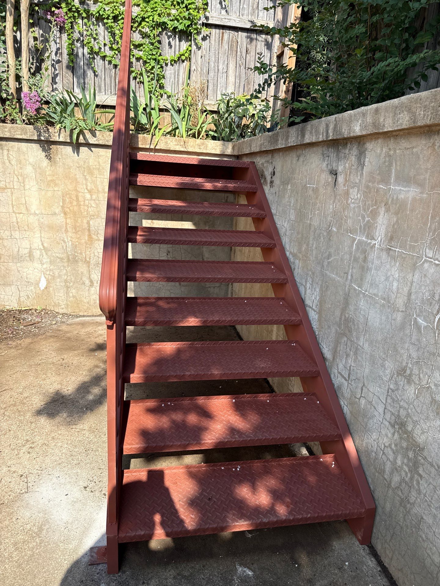 Custom Red Iron Staircase & Railing Upgrade – Washington, DC by Capitol Iron Works
