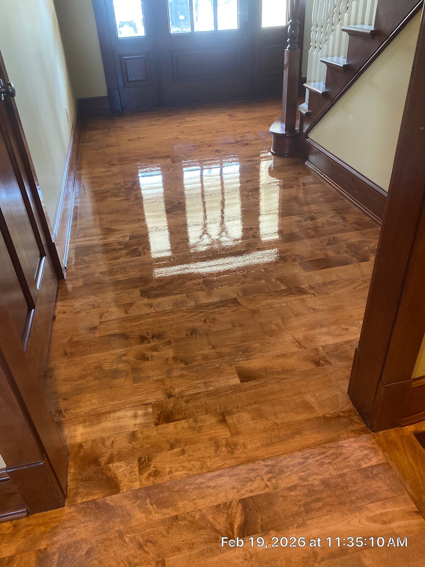 Glossy Maple Refinish! by RTBaldwin Hardwood Floors