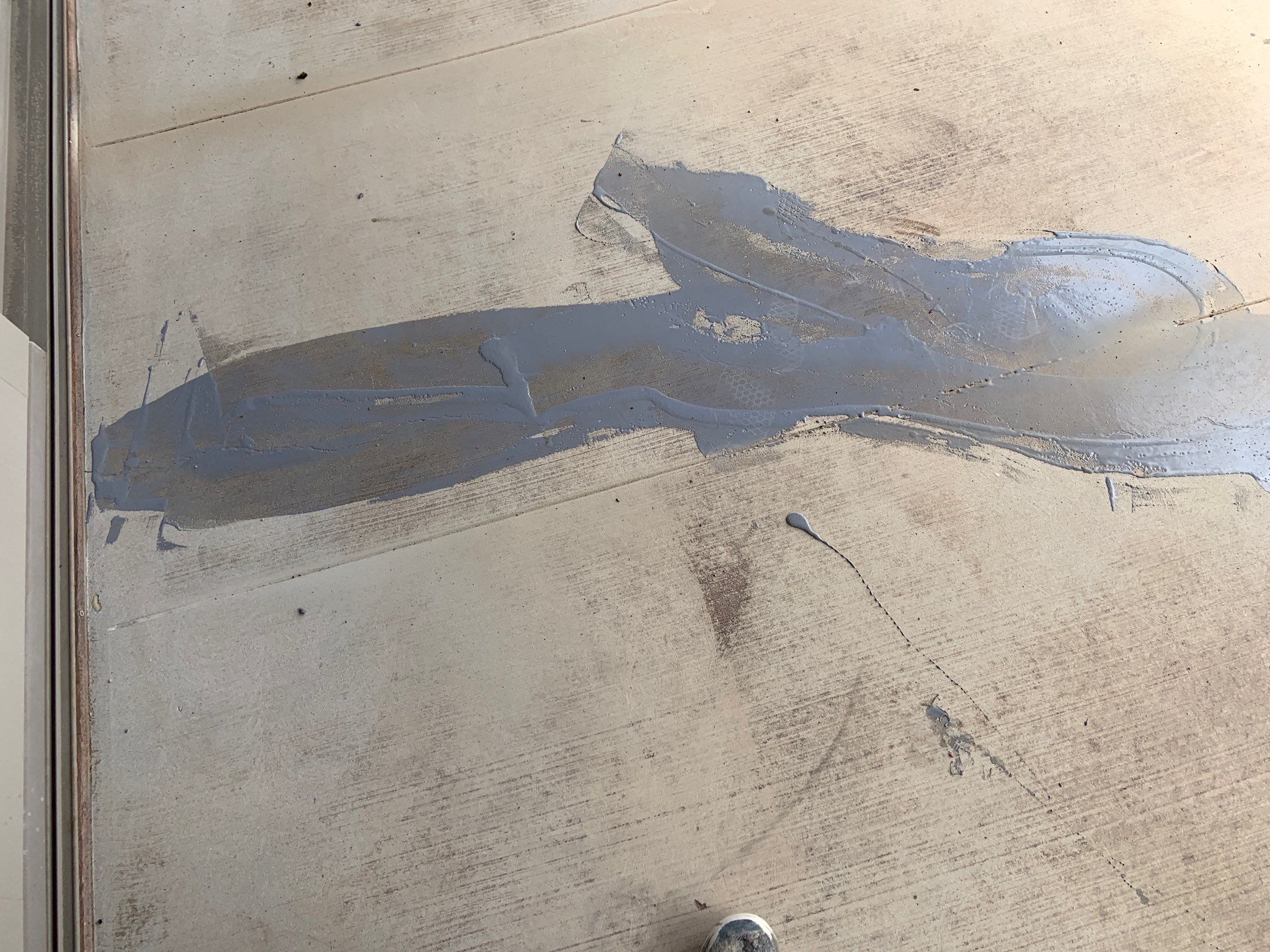 Patio Transformation using Mt Everest by Croc Coatings, LLC