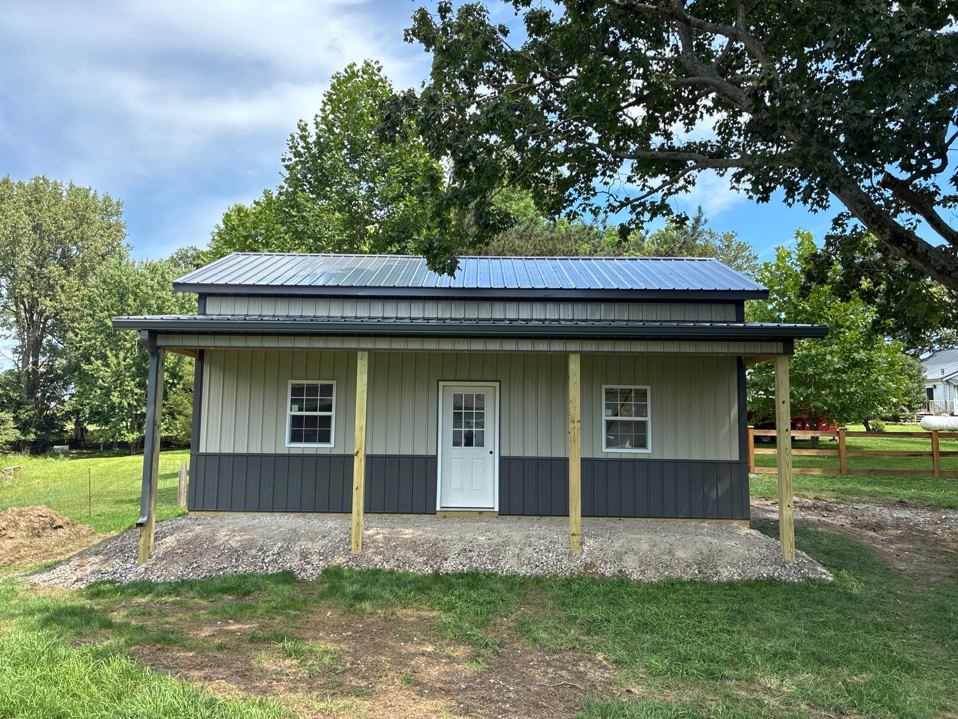 Project in Arlington, IN by The Barn Builders 