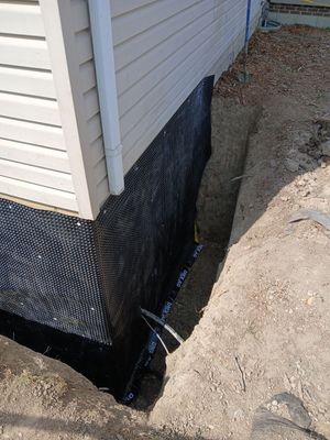 Exterior Waterproofing & Embedded Fiber Reinforcements