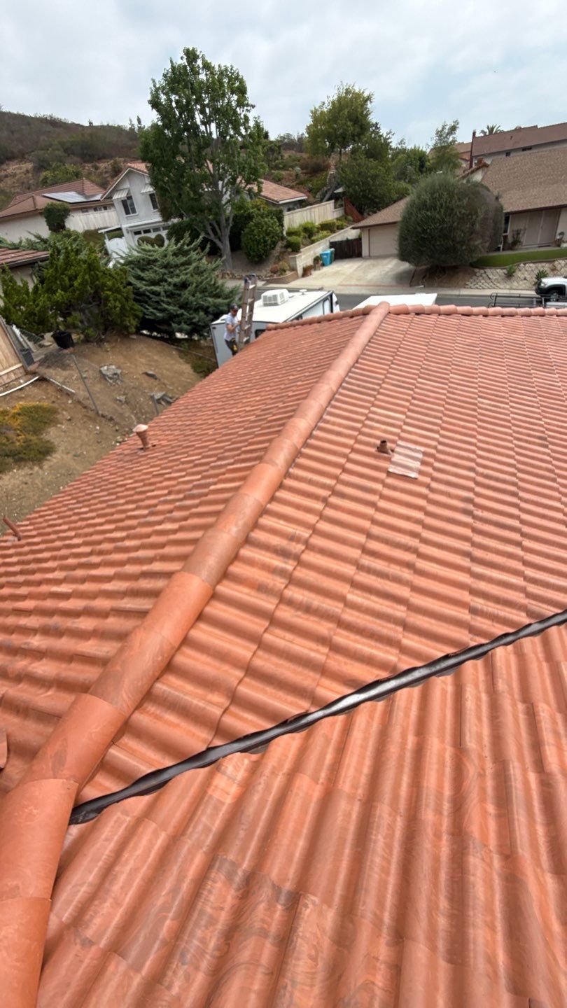 Brava Spanish Barrel Tile Roof Replacement in San Diego by Reliable Roofing San Diego Inc.