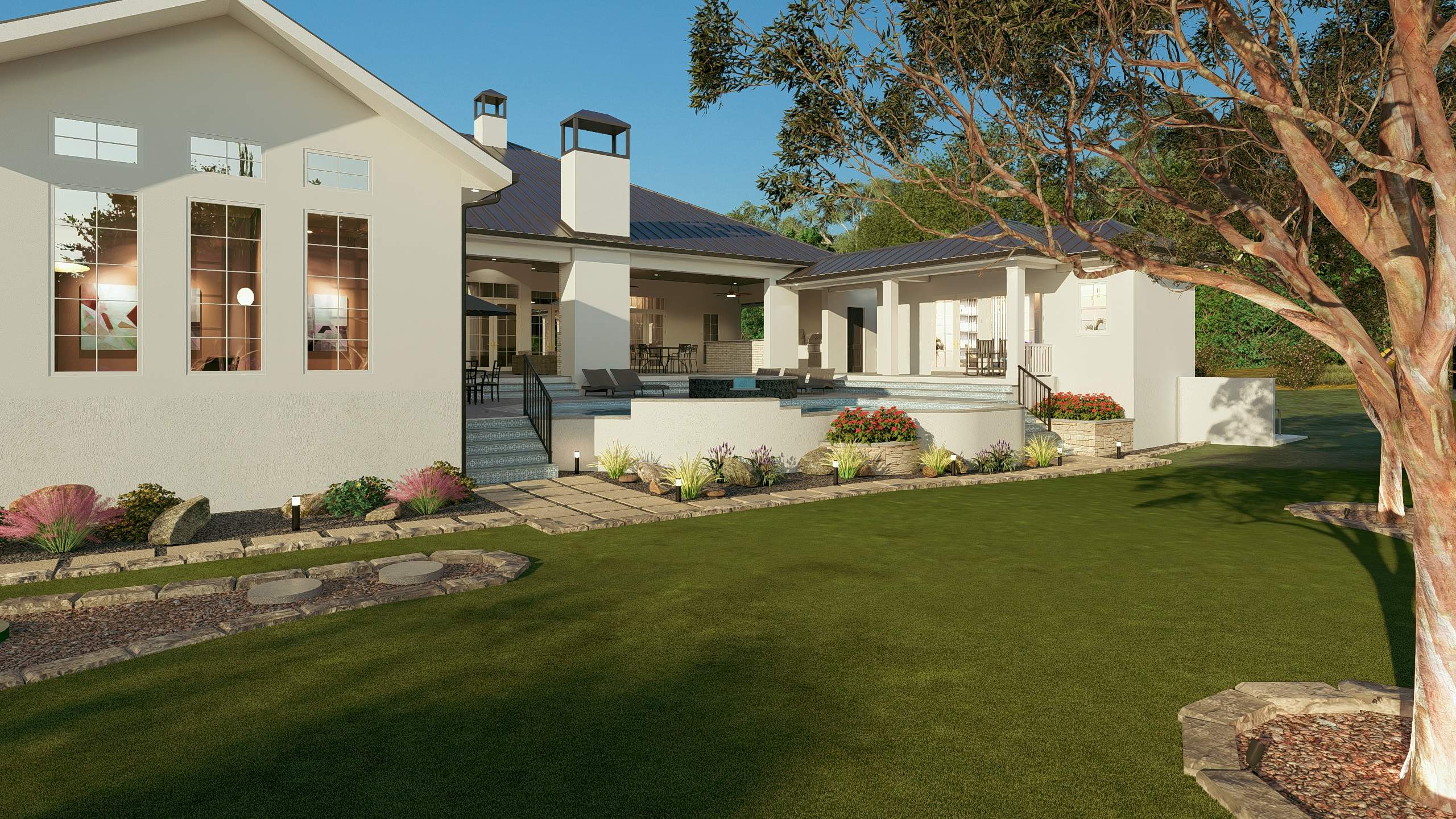 3D Design Render, San Antonio TX by Hole In One Lawns, LLC