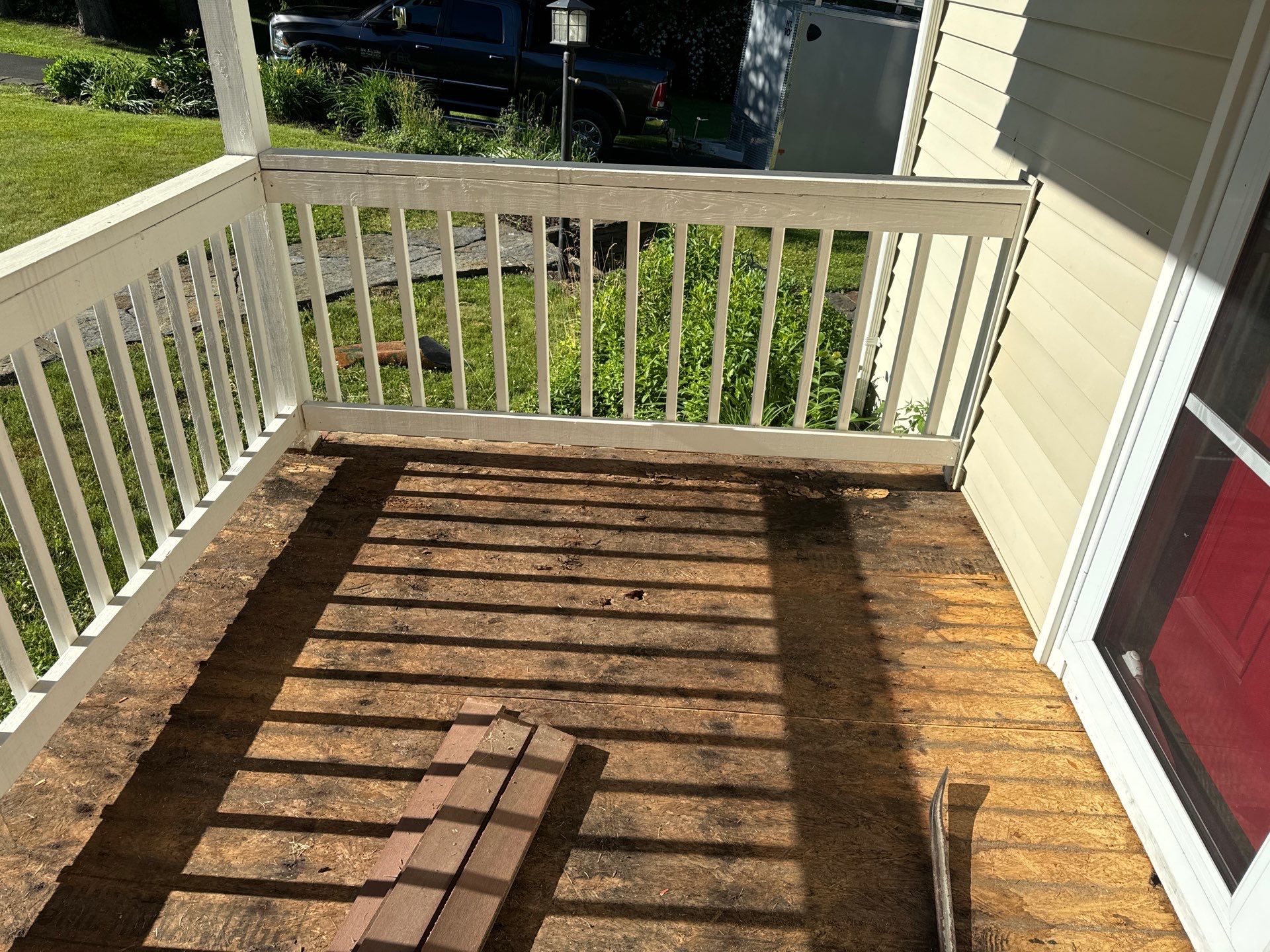 Front Porch Upgrades using TimberTech Advanced PVC Porch Collection by Chagnon Building & Remodeling LLC
