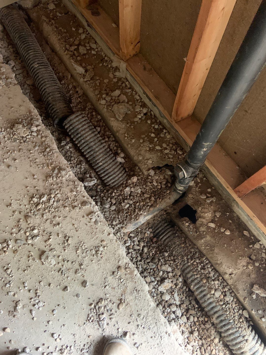 Correcting an Improper Installation for Alan in Chanhassen by Waterproofing Northeast