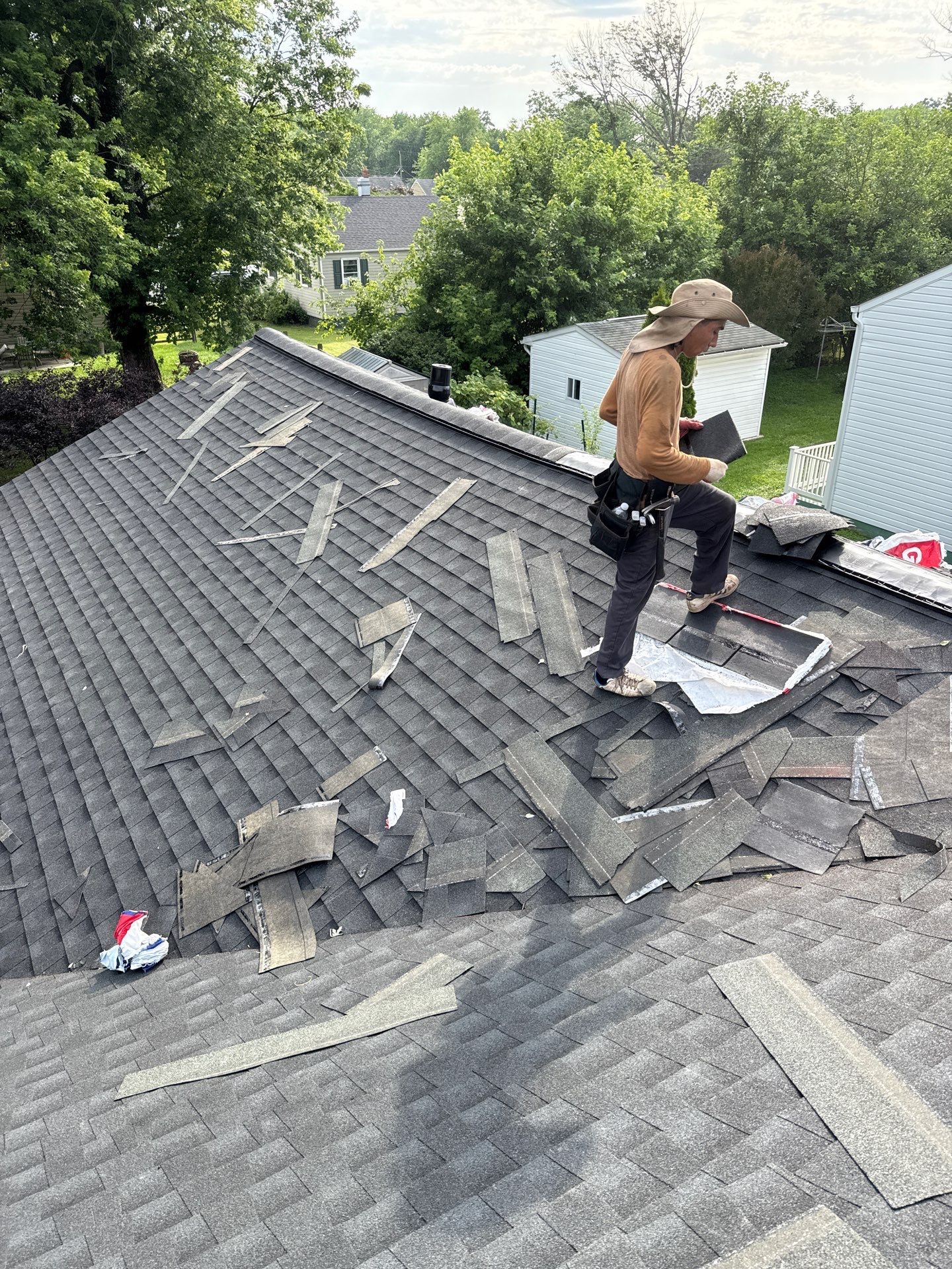 Residential Roofing Installation using GAF Timberline HDZ by Matter Roofing & Construction