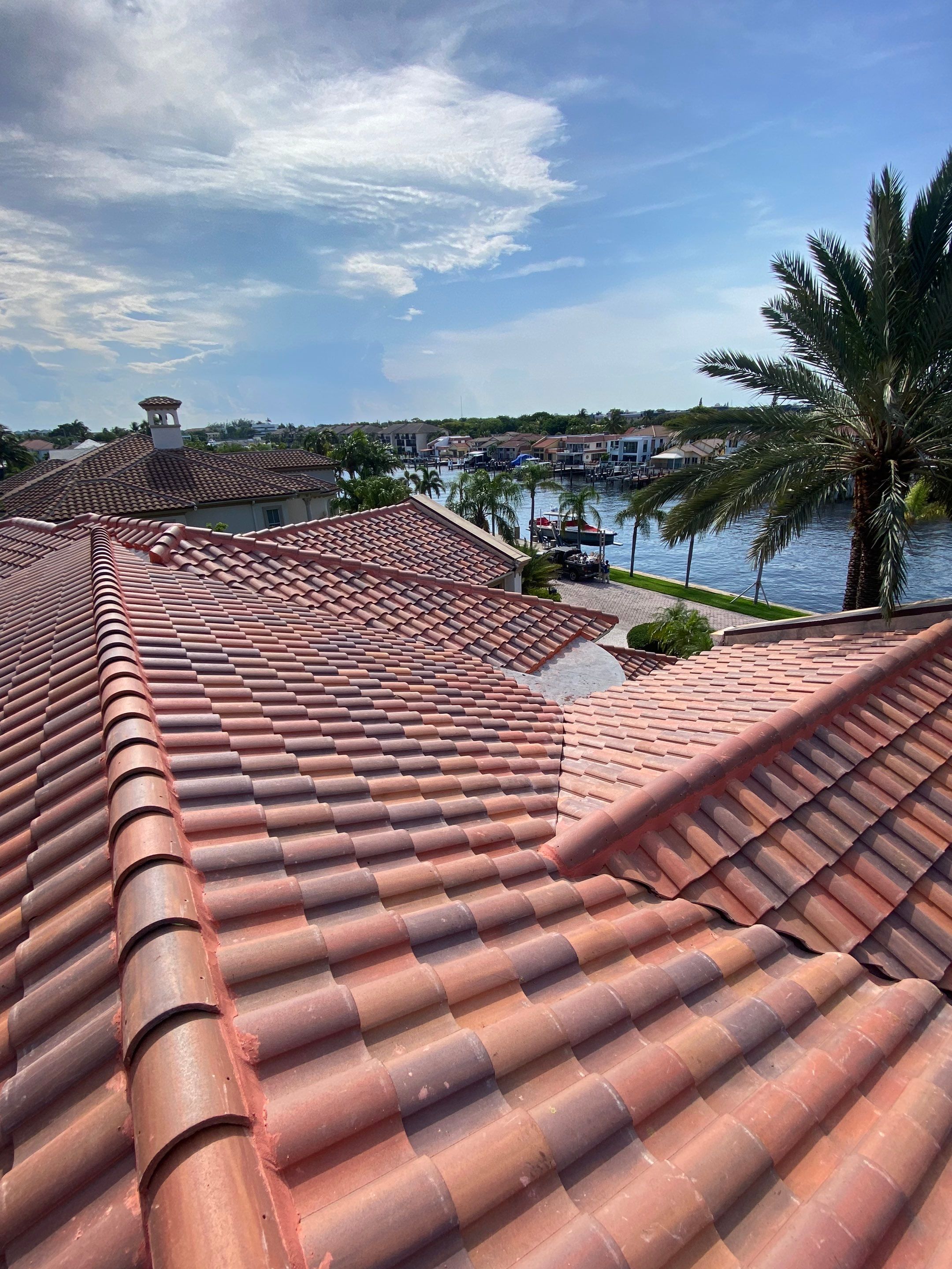 Residential Roofing Installation using Eagle Roofing Tile by BLUES BROTHERS ROOFING