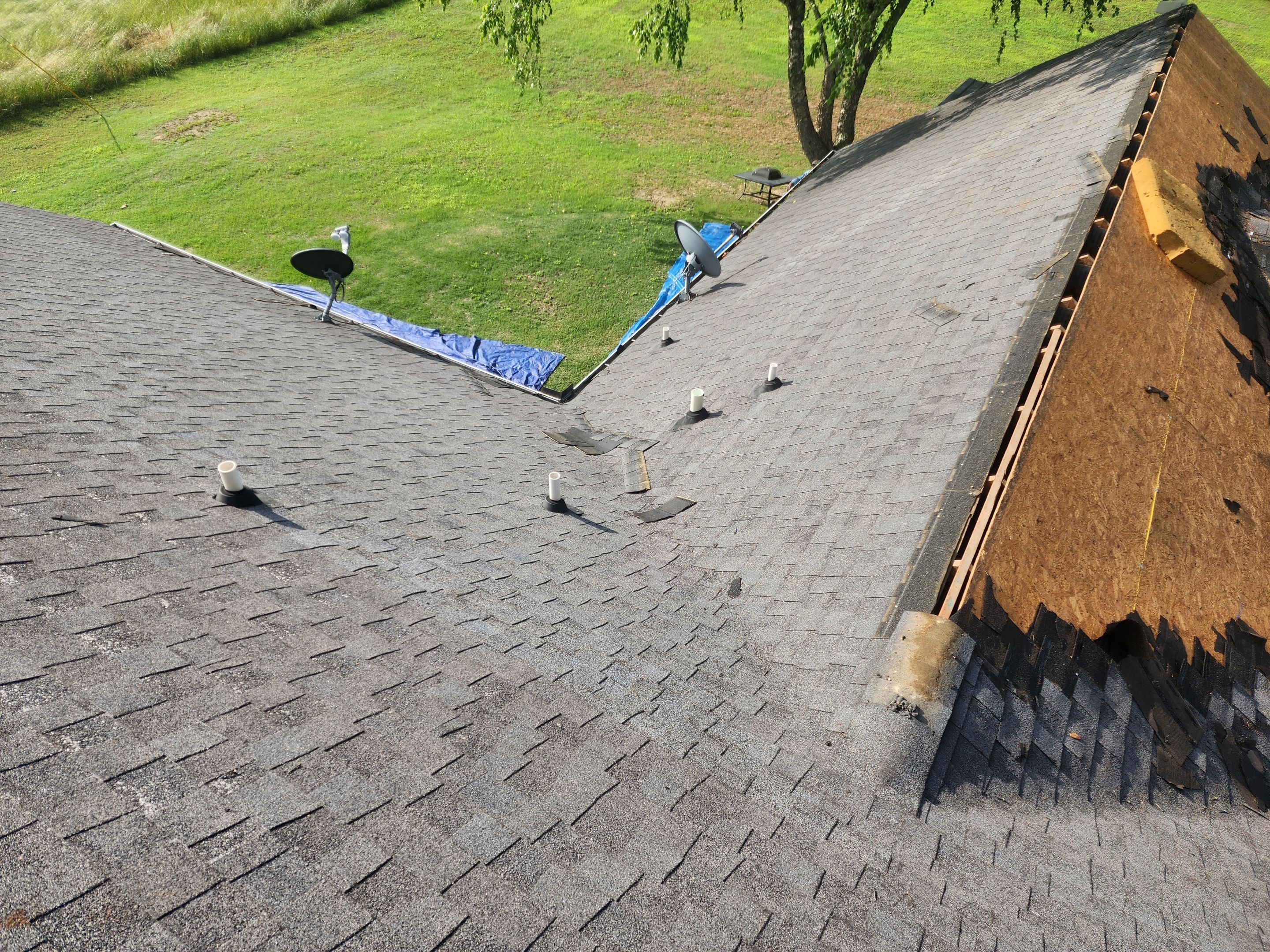 Residential Shingle Reroof using Malarkey Vista by Hostetler Roofing