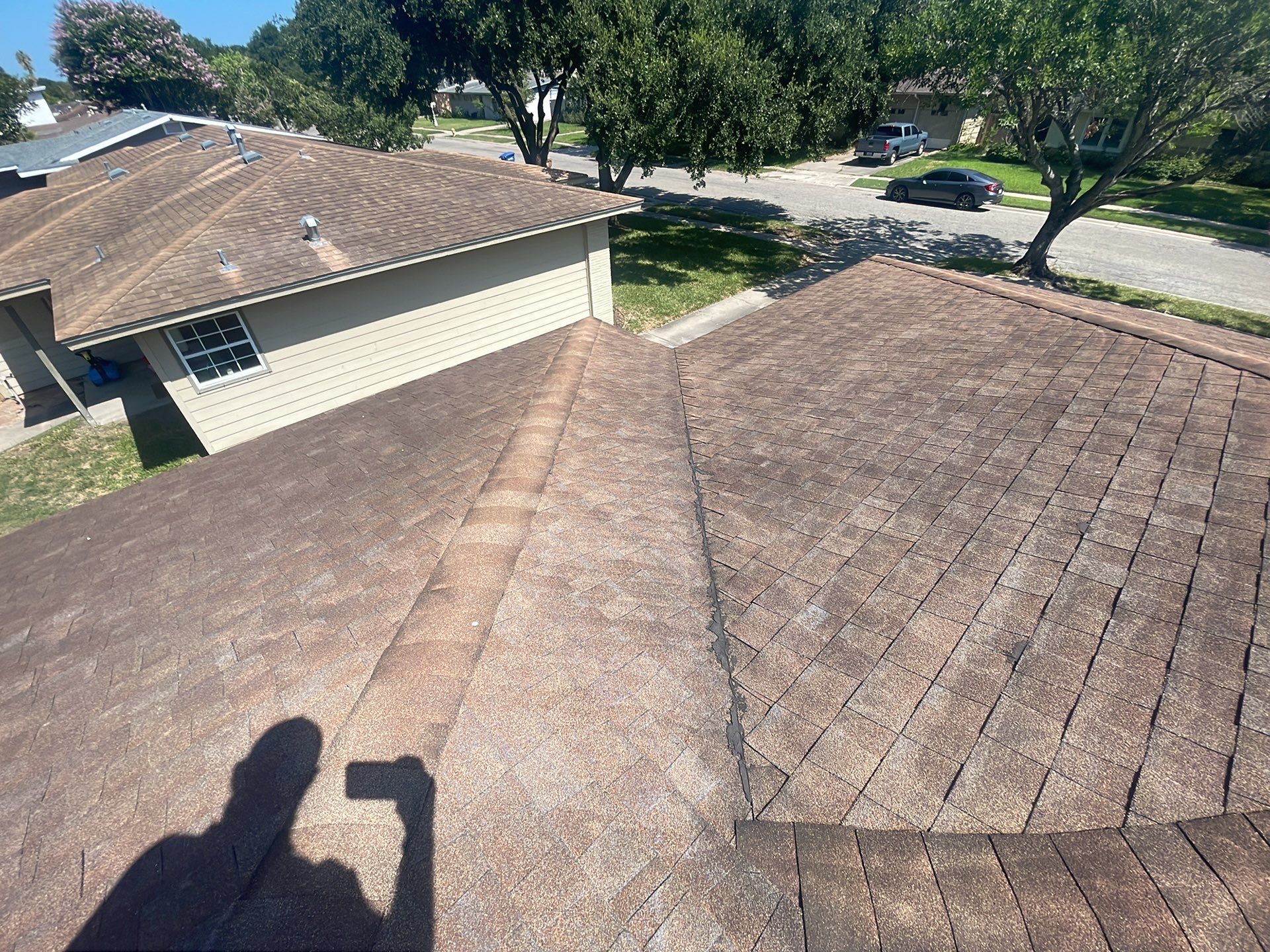Residential Roofing Installation using GAF HDZ Shakewood by Lighthouse Roofing