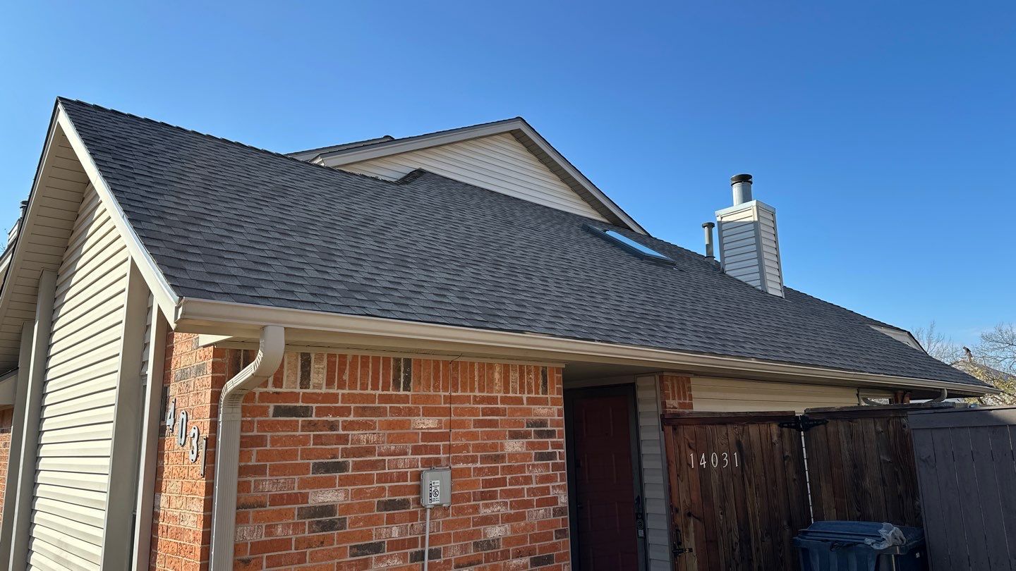 roof, skylight, and vent replacement in Edmond by McCann's Roofing and Construction