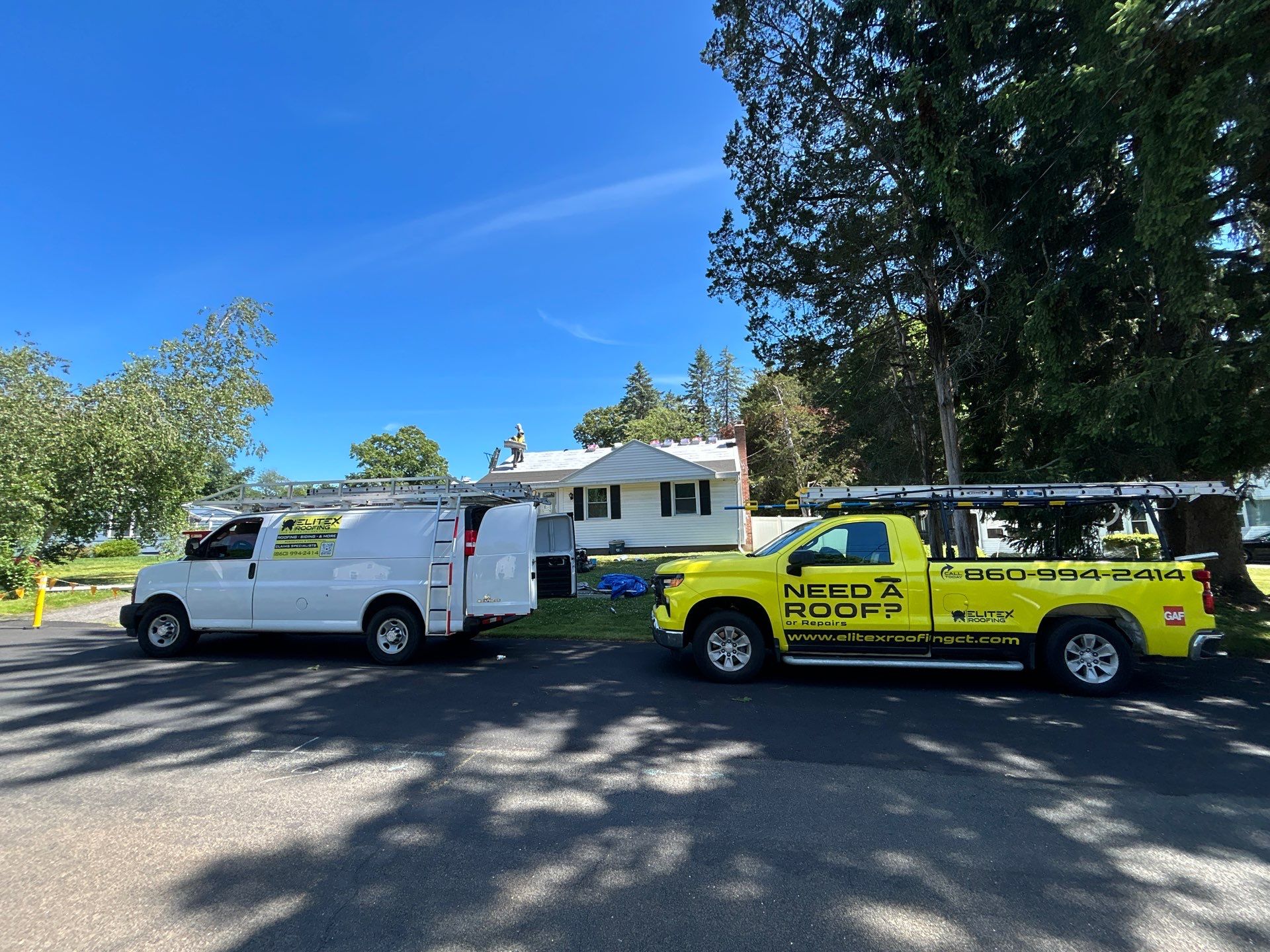 Project in Southington, CT by Elitex Roofing