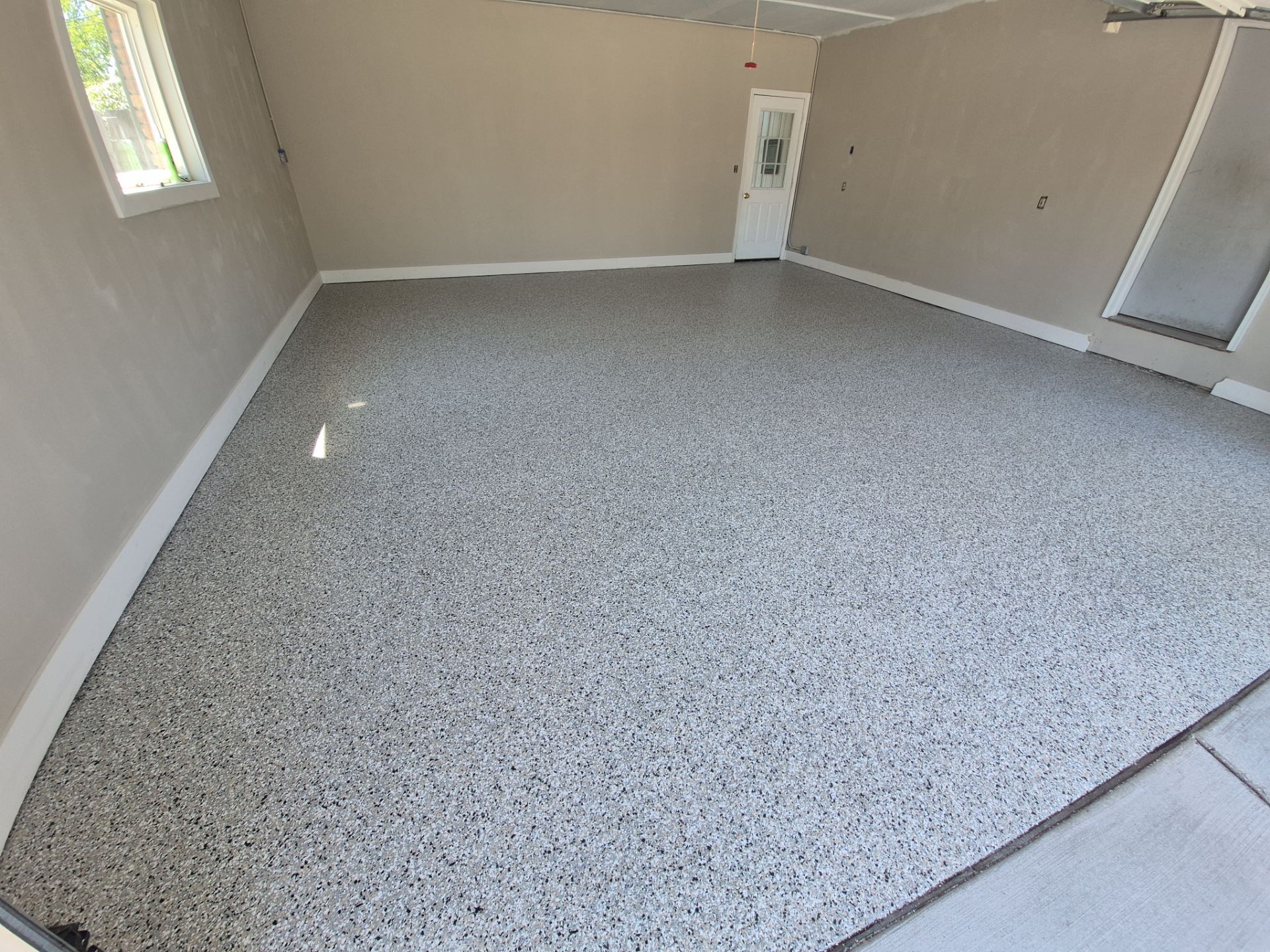 Garage in Mt. Pleasant by Wise Coatings of Central Michigan