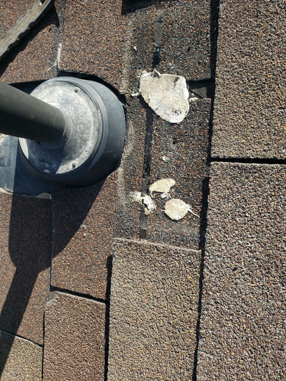 Residential Roofing Repair using Pipe Flashing by The Roof Doctor