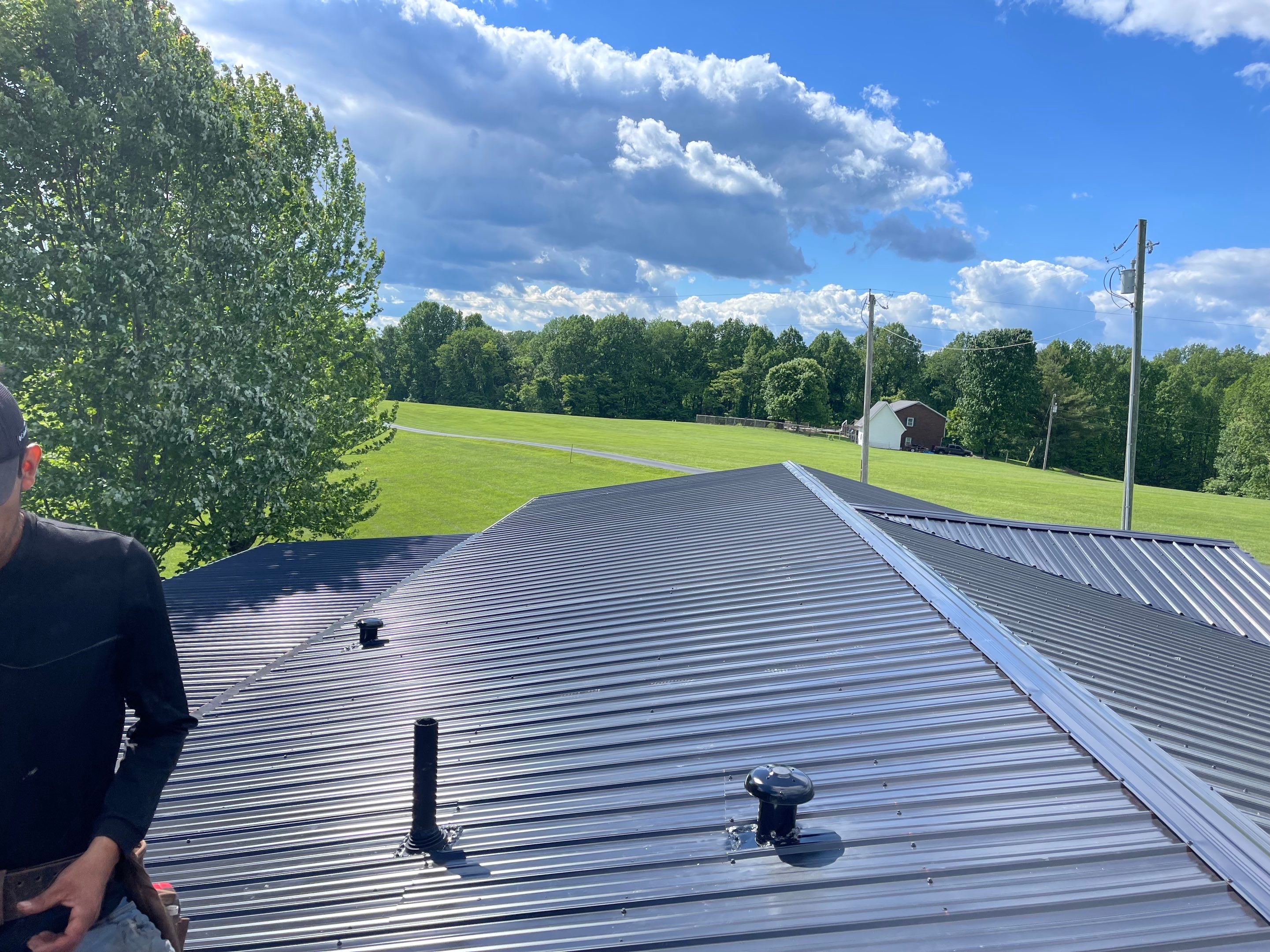 Hail Damage Replacement, Metal Roofing  by Storm Contracting 
