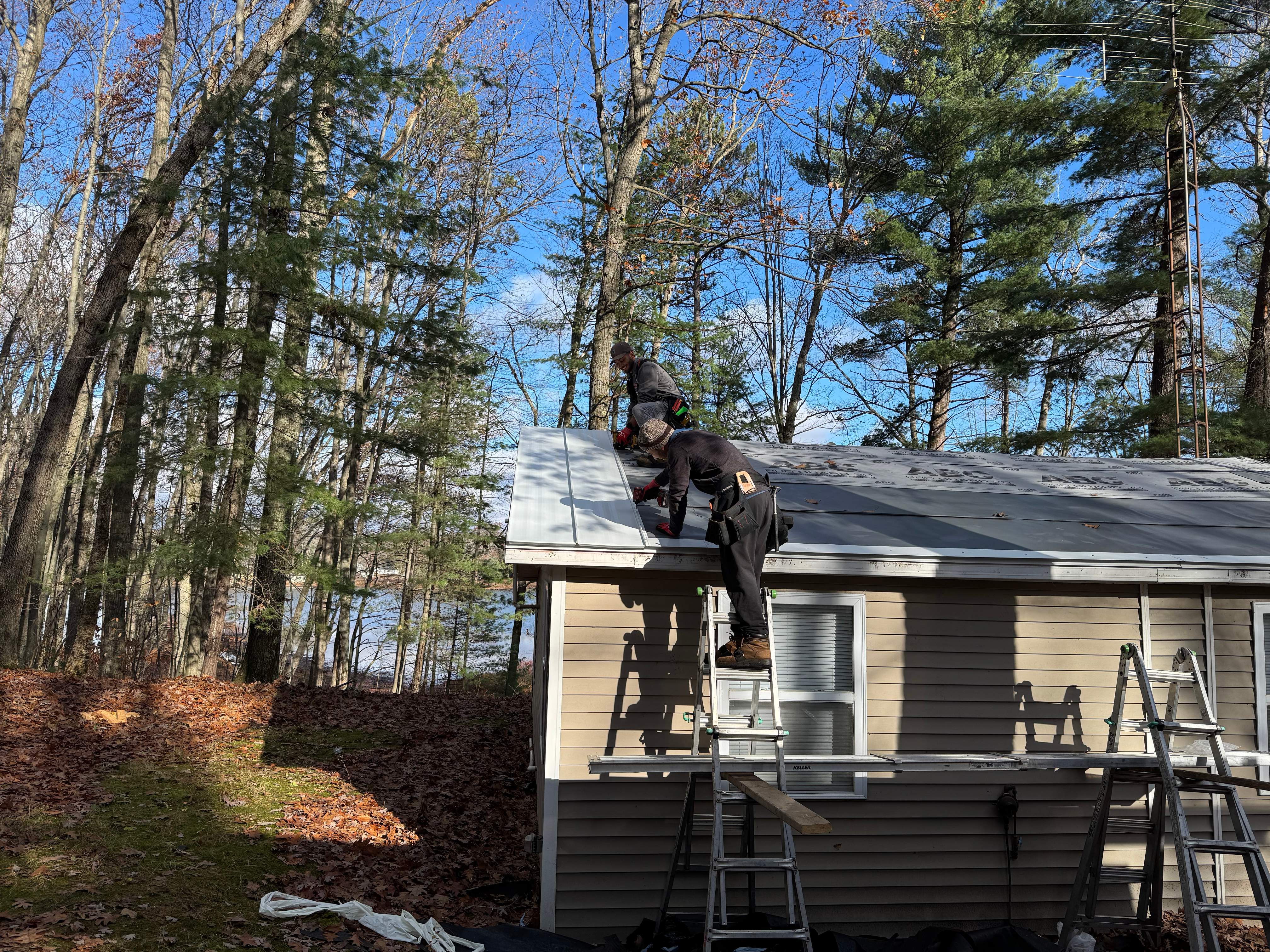 Roof Replacement using Standing Seam by GRACCO