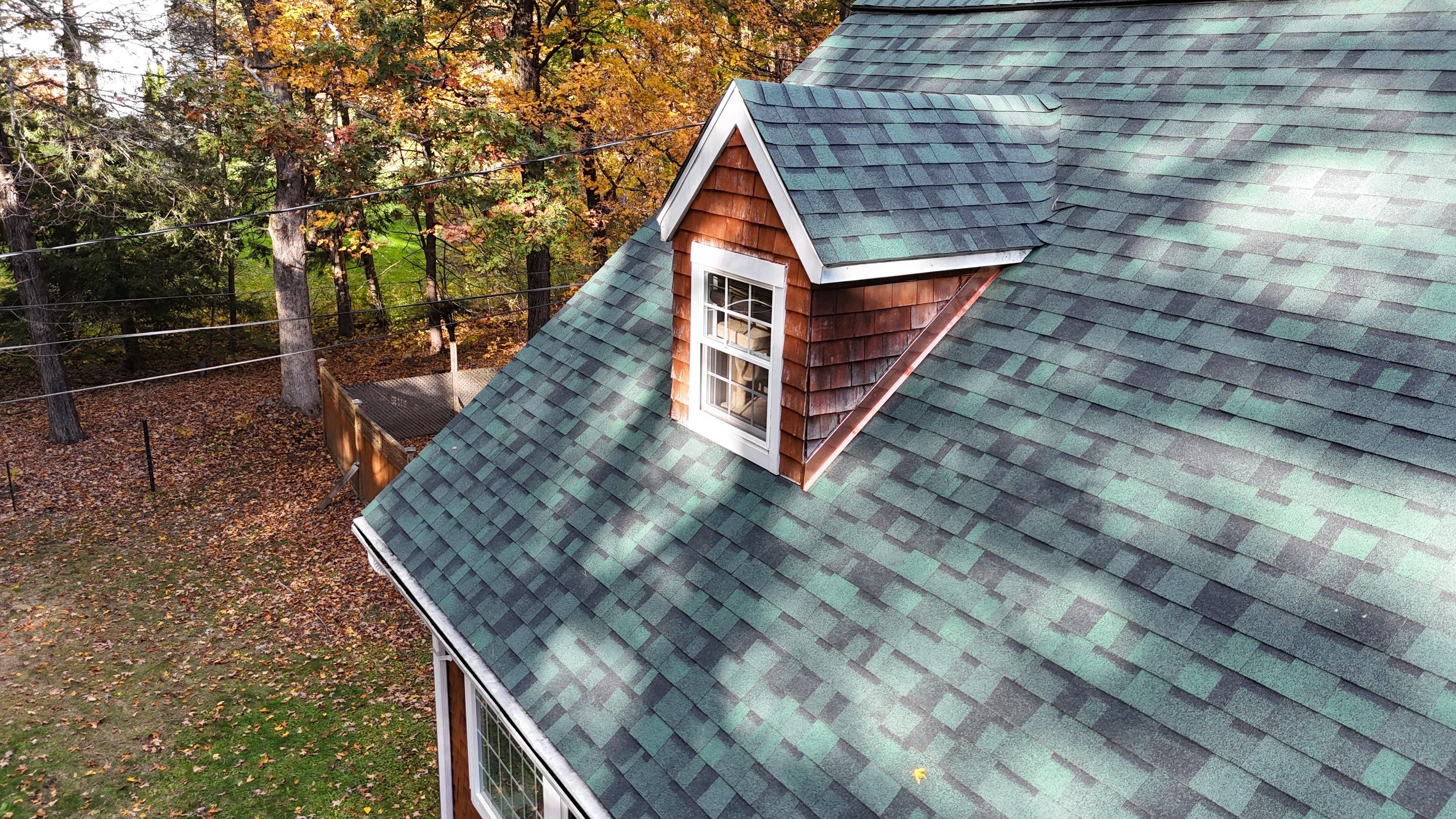Owens Corning Duration : Chateau Green with Copper Accents in Avon, CT by Golden Shield Roofing