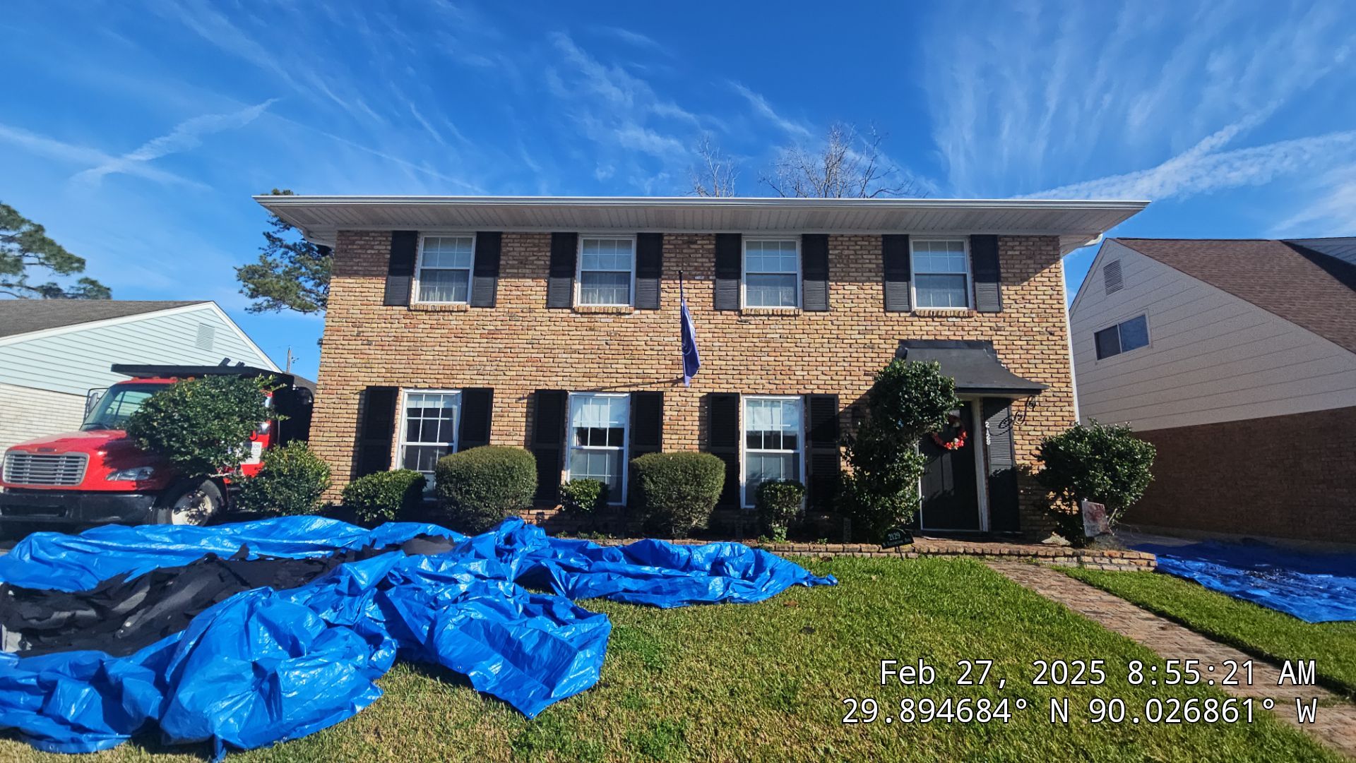 Project in Gretna by Robertson Roofing & Siding Inc