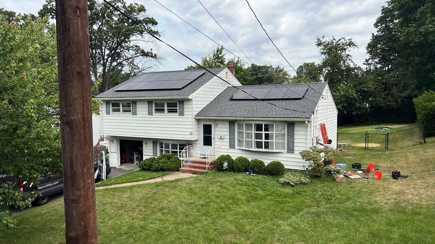Solar Panel Installation with Exterior Service Change by Infinity Solar Systems
